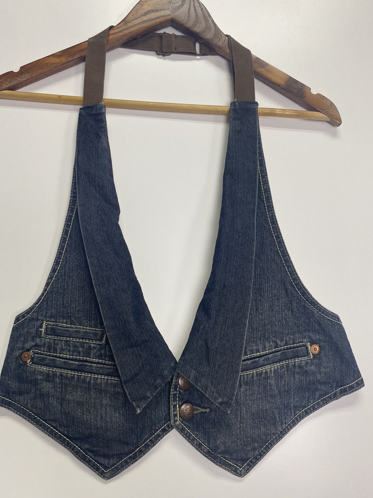Evisu × Vintage Vintage Evisu Denim Vest Size US M / EU 48-50 / 2 - 3 Thumbnail