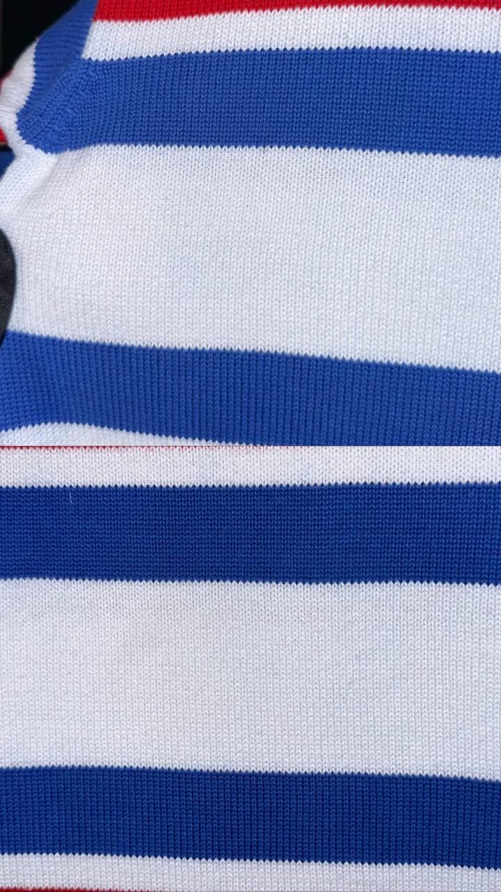 Love Moschino × Moschino Love Moschino Striped Sweater anchor embroidered Size L / US 10 / IT 46 - 10 Thumbnail