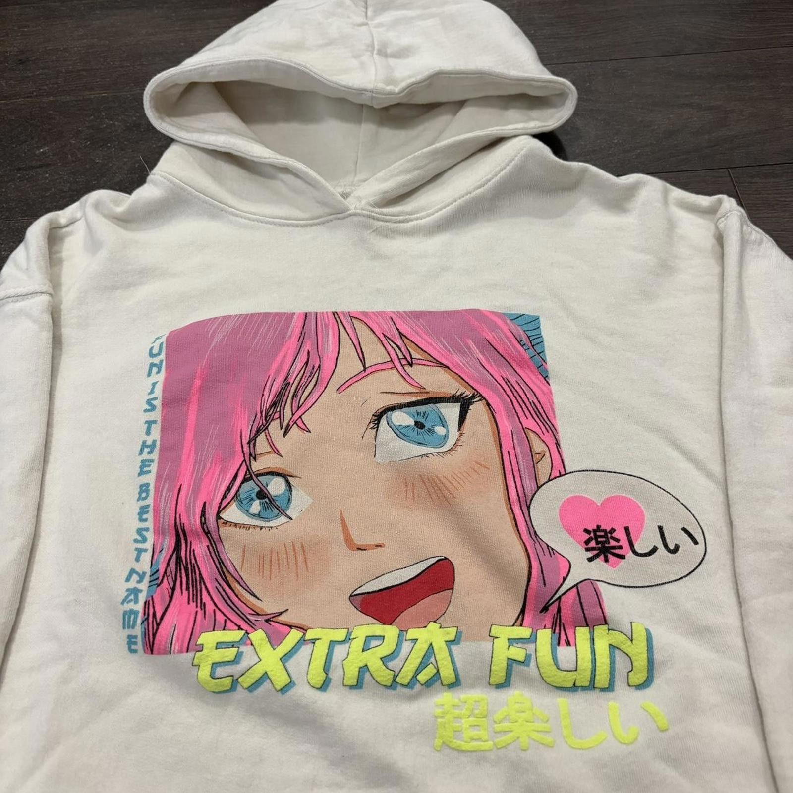 Other fun is the best extra fun anime hoodie M Size M / US 6-8 / IT 42-44 - 3 Thumbnail