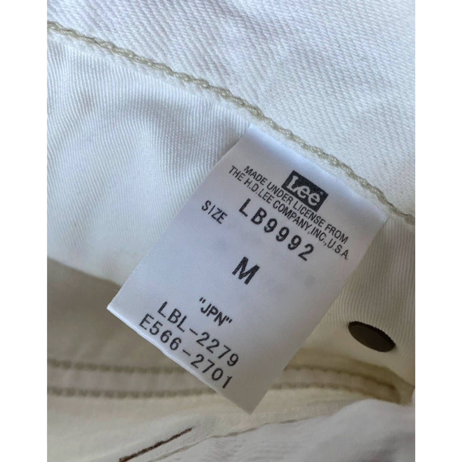 Lee Union Made Lee Pants For Nano Universe White M Women’s Size 32" / US 10 / IT 46 - 3 Thumbnail
