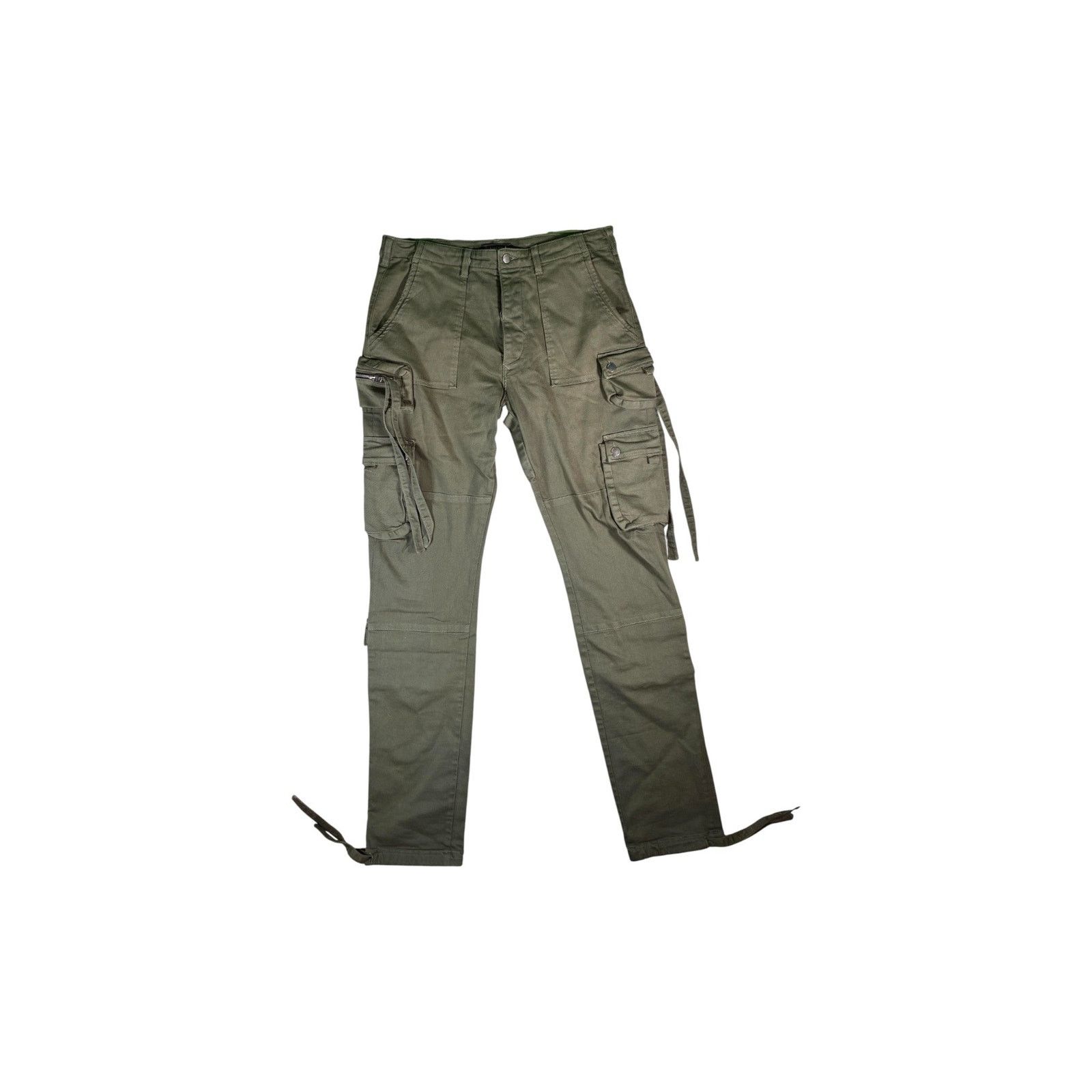 Amiri Amiri Olive Cargo Pants Size 34" / US 12 / IT 48 - 1 Thumbnail