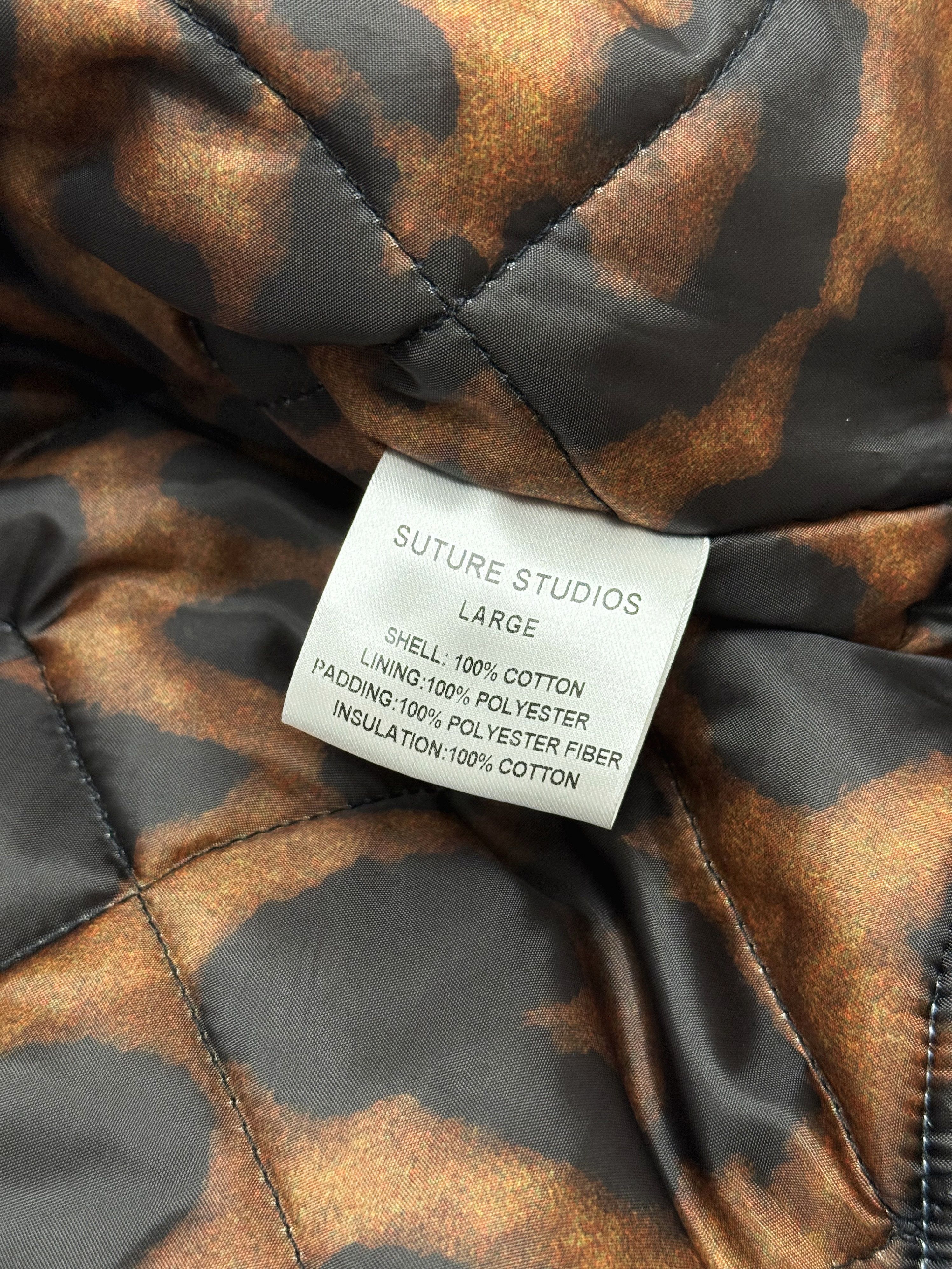 Carhartt Suture Studios 16oz Duck Canvas Work Jacket Ice Blue Leopard Size US L / EU 52-54 / 3 - 9 Thumbnail