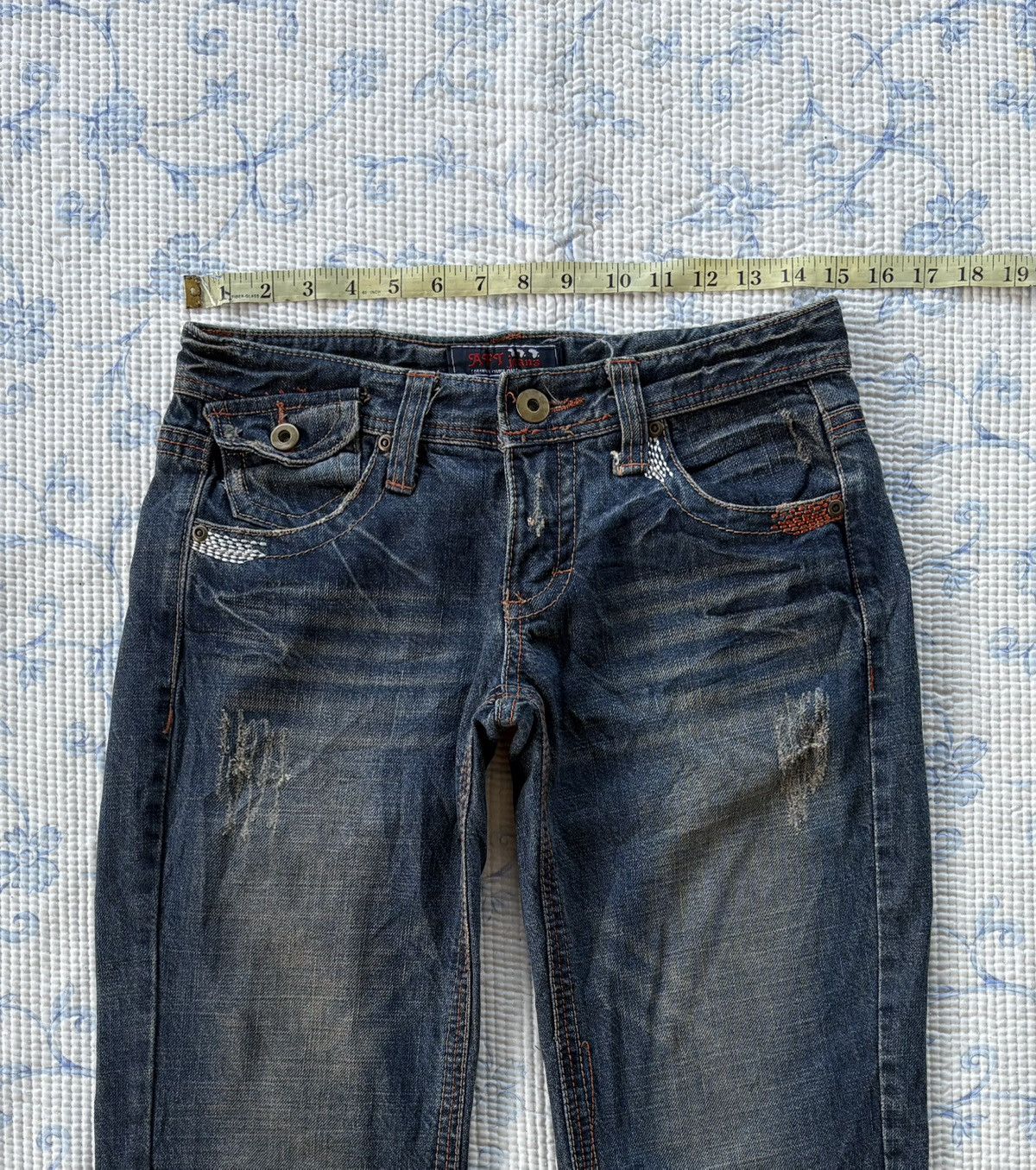 Other Africa Taro Streetwear Distressed Flared Denim Size US 30 / EU 46 - 2 Thumbnail