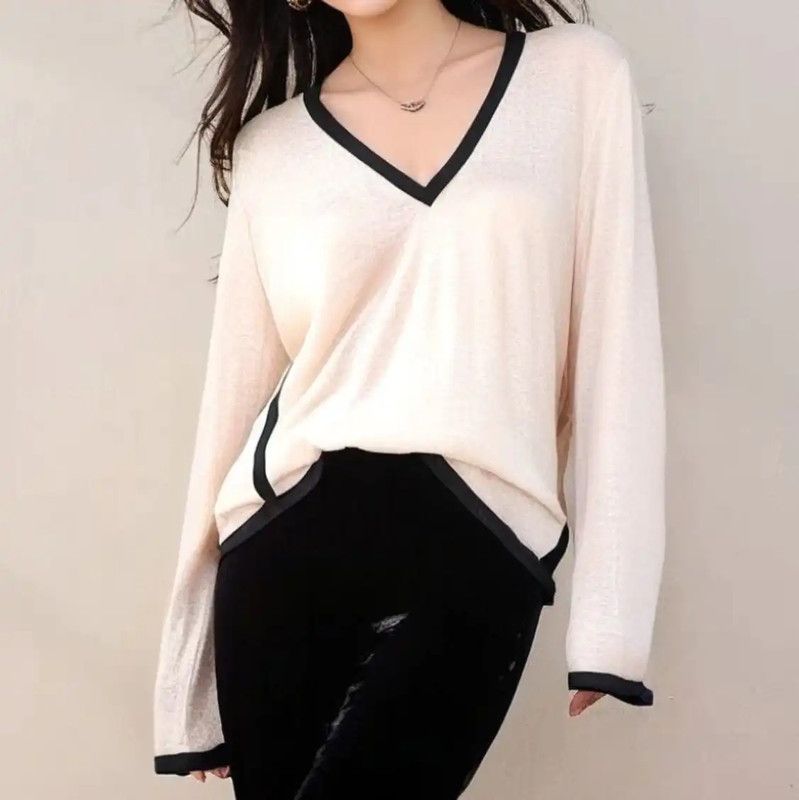 Lanvin Lanvin Women's Wool Blend Long Sleeve Pullover 0089 Size M / US 6-8 / IT 42-44 - 1 Thumbnail