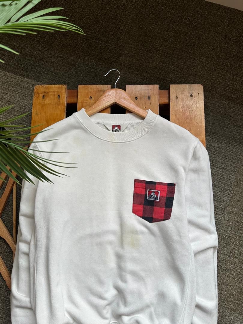 Ben Davis × Japanese Brand BEN DAVIS CHECKERED POCKET SWEATSHIRT Size US M / EU 48-50 / 2 - 2 Thumbnail