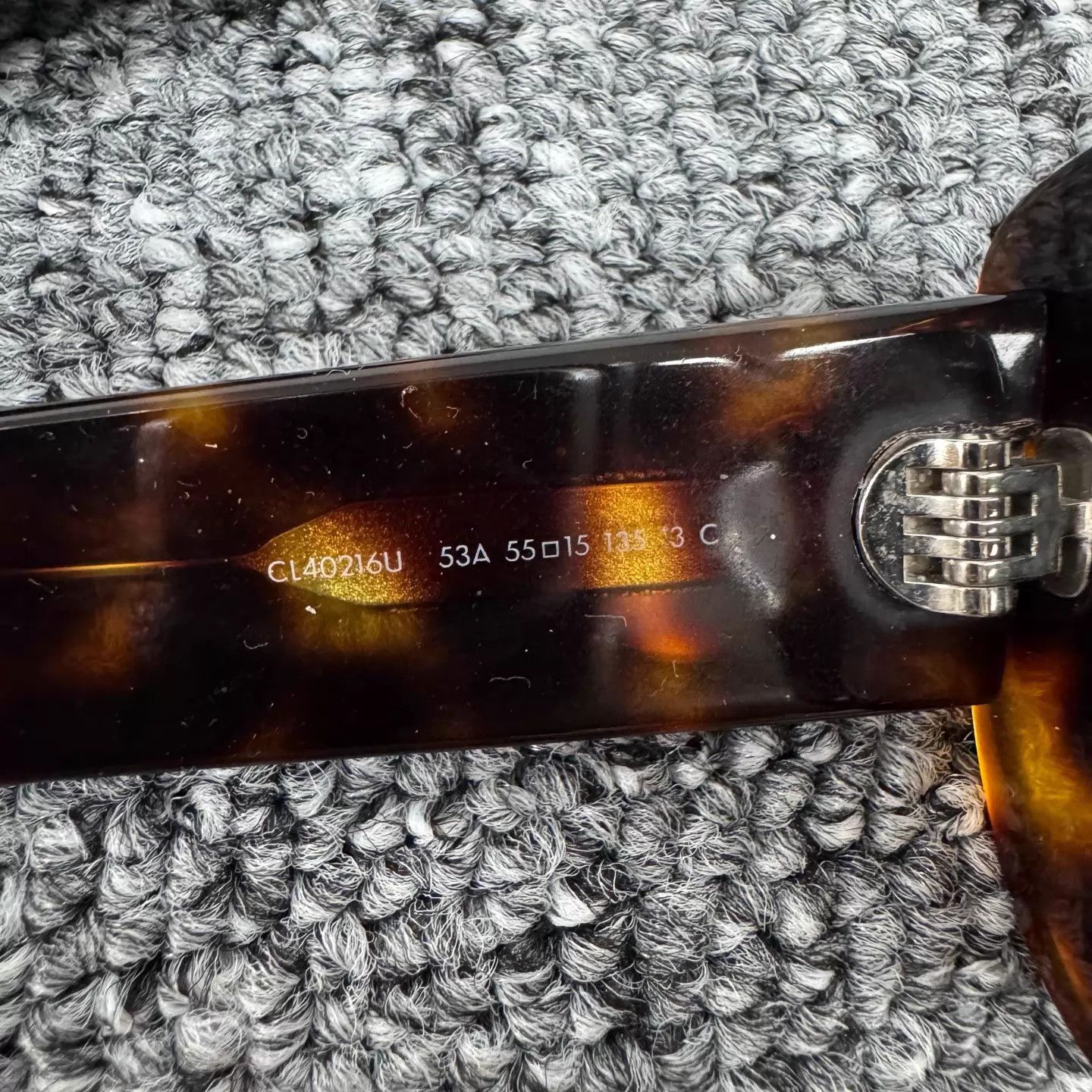 Celine Celine Triomphe Tortoiseshell Sunglasses 99 New With Box Size ONE SIZE - 5 Thumbnail