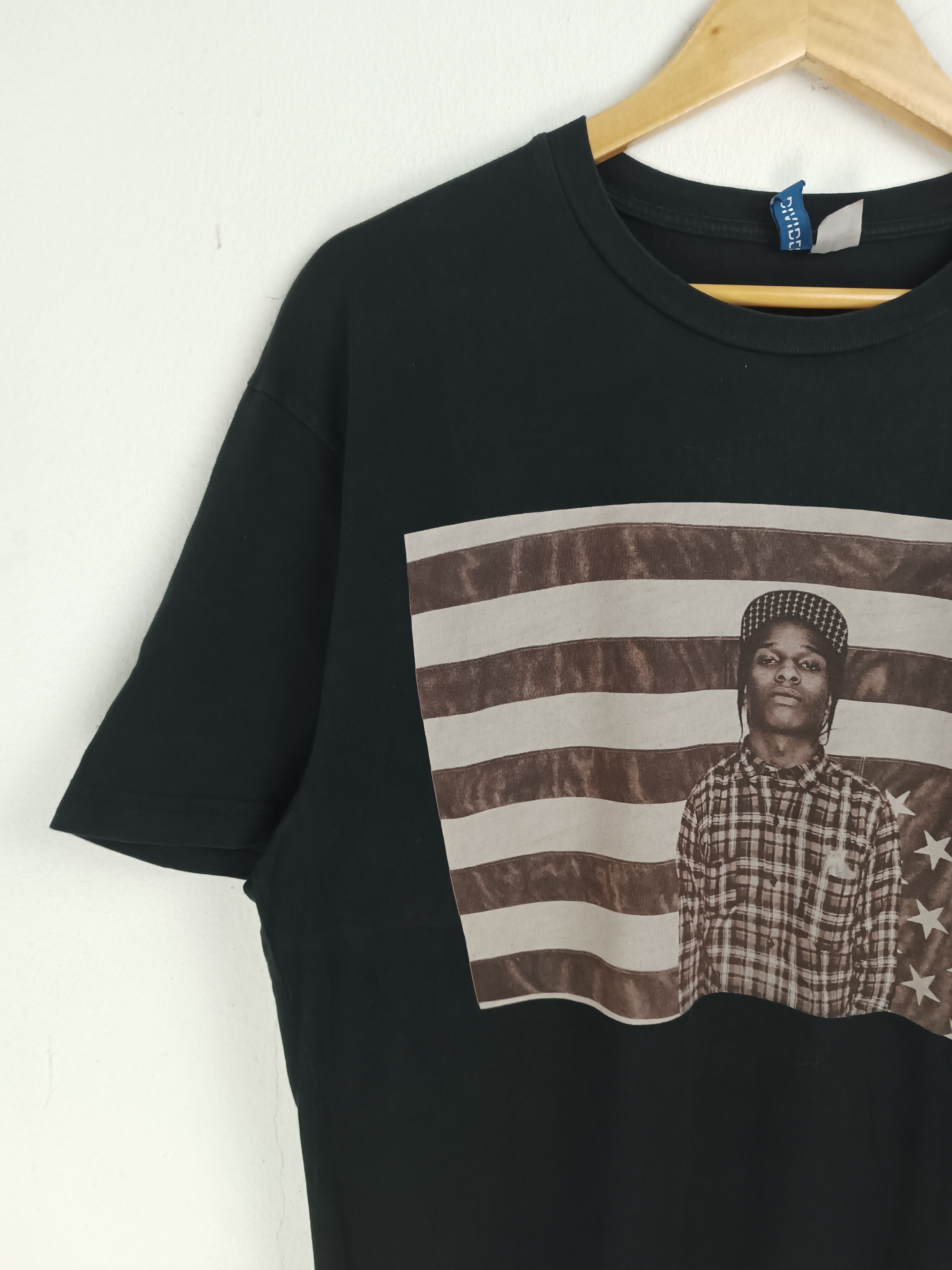 Rap Tees VINTAGE 2013 ASAP ROCKY US FLAG drake travis ferg Size US L / EU 52-54 / 3 - 5 Thumbnail