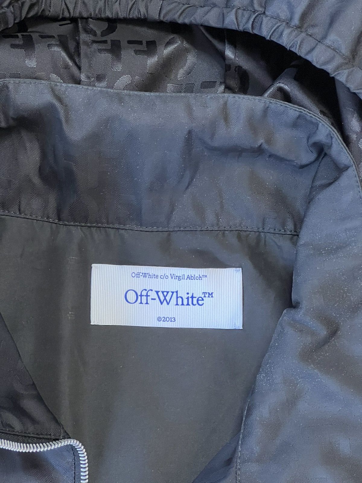 Off-White OffWhite Logo Lined Jacket Size US XL / EU 56 / 4 - 9 Thumbnail