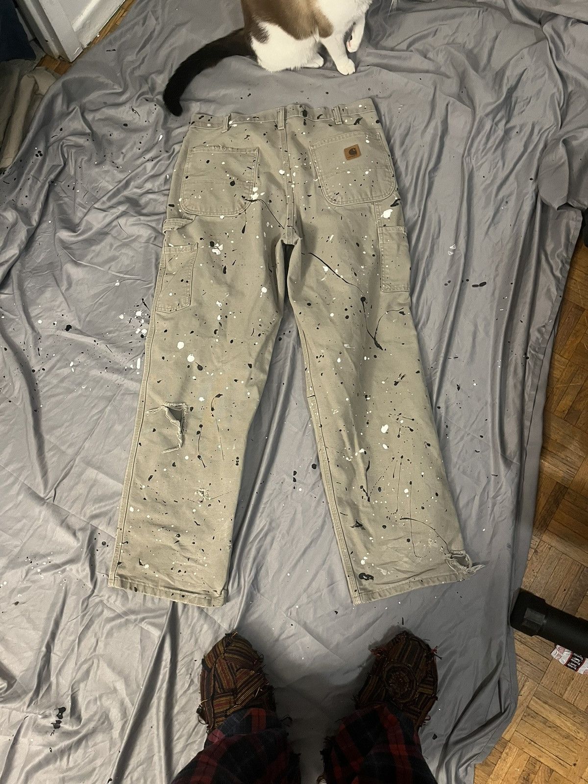 Carhartt × Vintage Rare carhartt work pants(35/31) Size US 35 - 2 Thumbnail