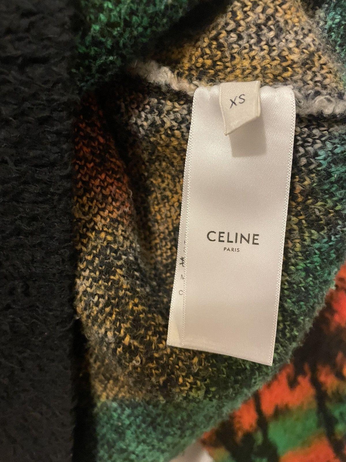 Celine Sunset Brushed Knit Hoodie Size US XS / EU 42 / 0 - 7 Thumbnail
