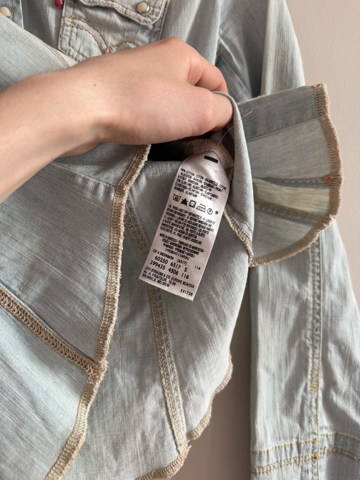 Levi's Levi’s Fitted Western Denim Shirt Size S / US 4 / IT 40 - 6 Thumbnail