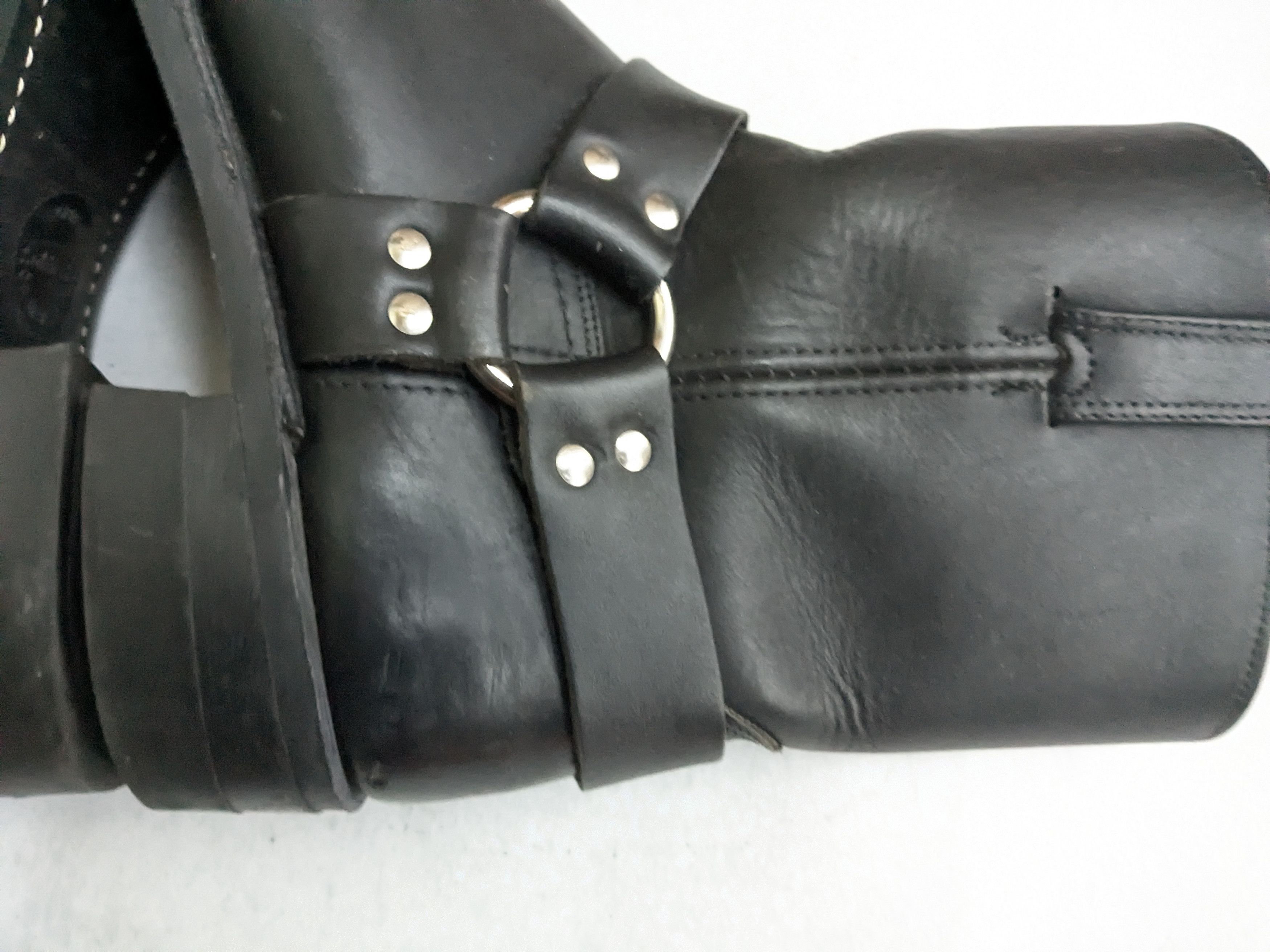 Frye Frye Harness Boots Black 13 M Leather Size US 13 / EU 46 - 9 Thumbnail