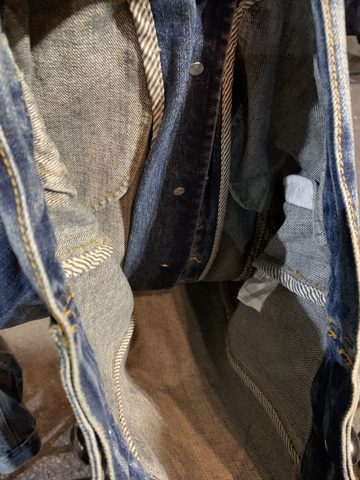 Japanese Brand Livertine Age Denim Jacket Size US M / EU 48-50 / 2 - 10 Thumbnail