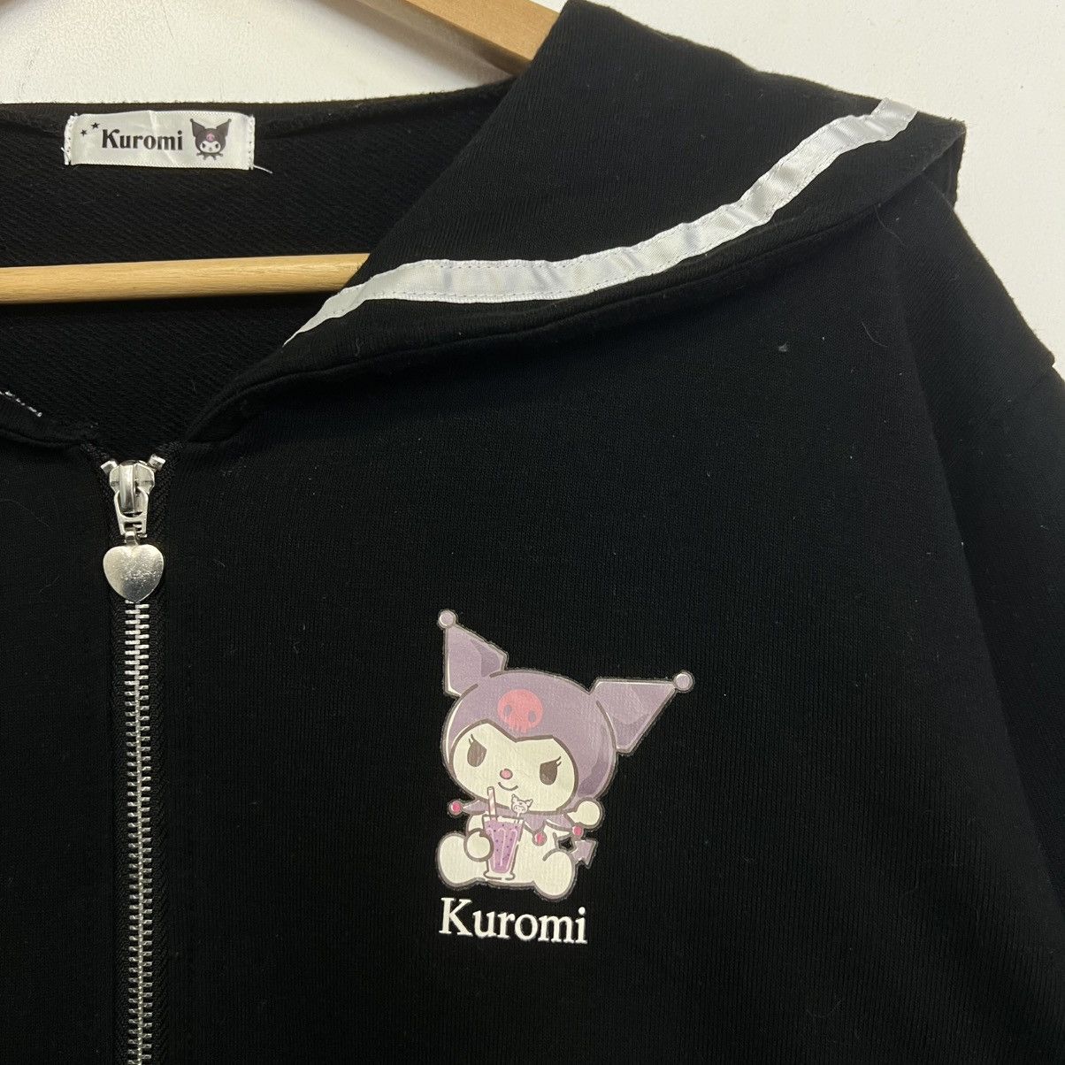 Cartoon Network KUROMI SANRIO GRL JAPANESE BRAND SAILOR COLLAR SWEATER Size L / US 10 / IT 46 - 3 Thumbnail