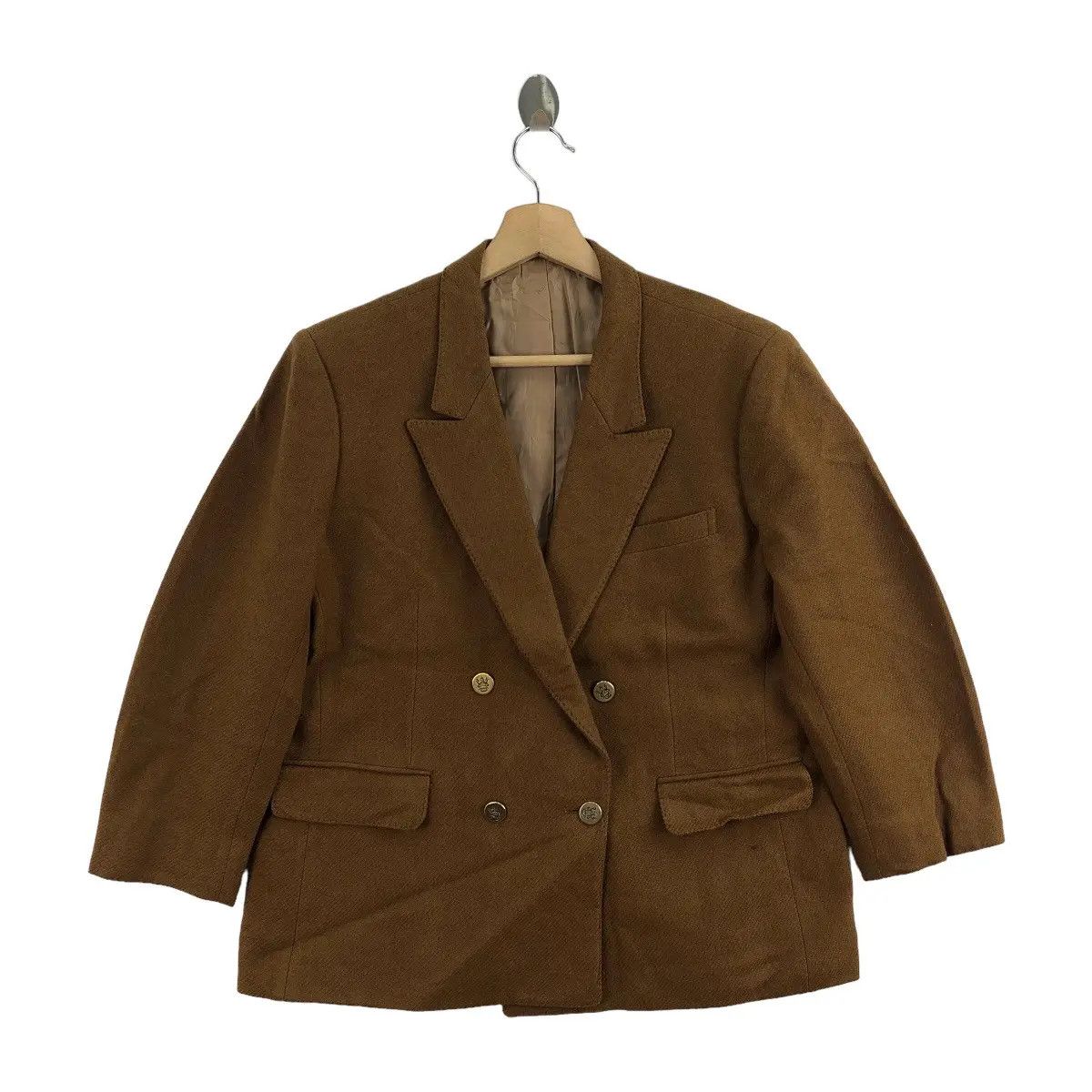 Aquascutum Vtg AQUASCUTUM LONDON 1851 Peacoat 2 Button Blazer Sport Size S / US 4 / IT 40 - 1 Thumbnail
