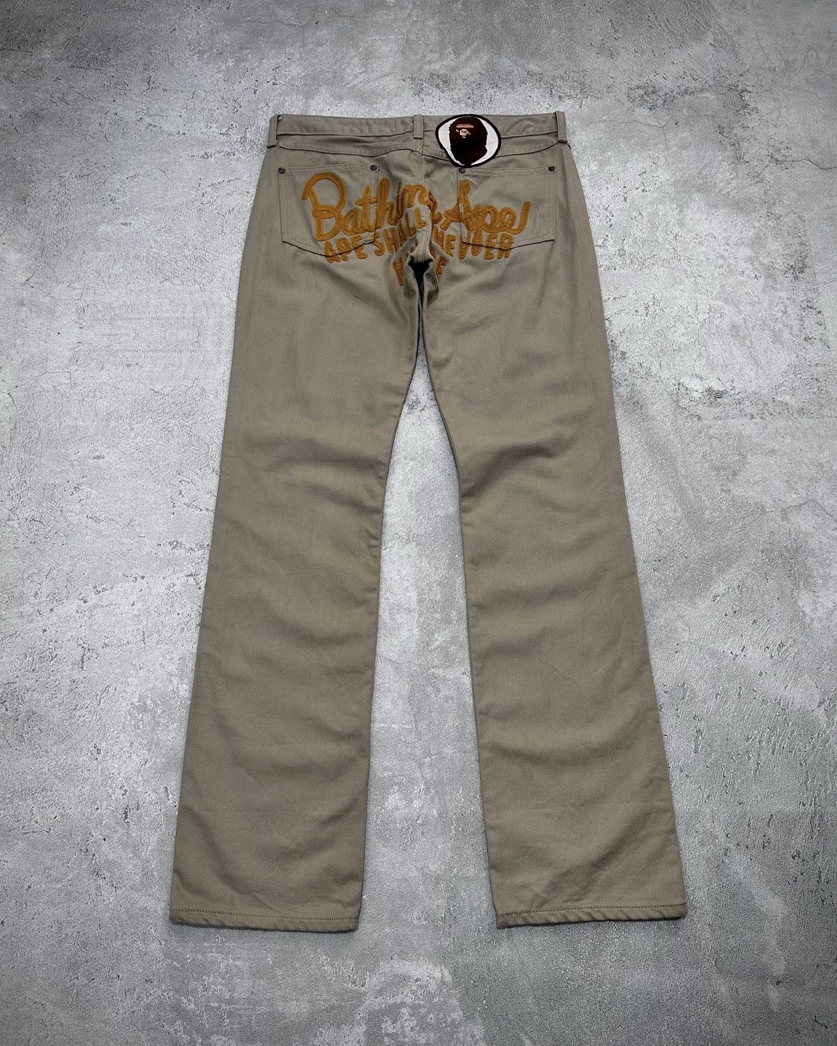 Bape × Nigo Bape A Bathing Ape Classics Denim Jeans Size 29" - 1 Thumbnail