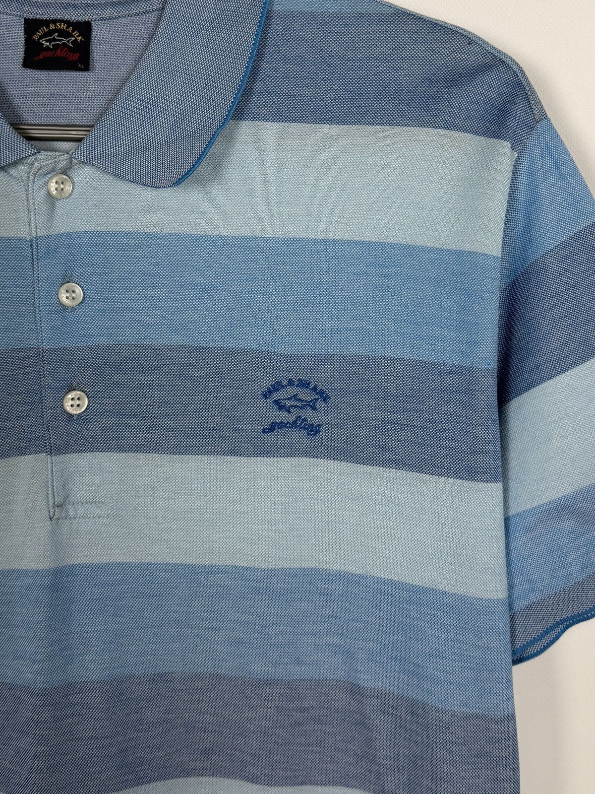 Paul & Shark Men’s Paul Shark Striped Polo Shirt Made in Italy Size XL Size US XL / EU 56 / 4 - 6 Thumbnail