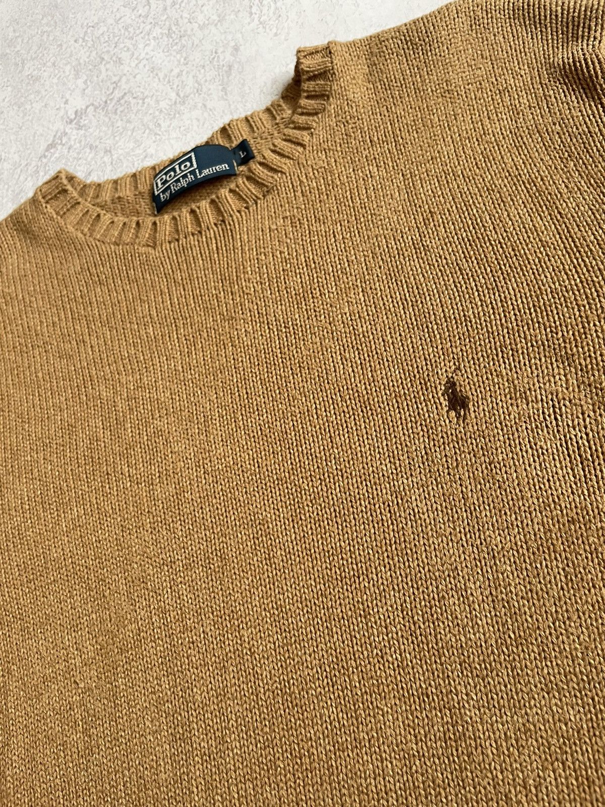 Vintage Vintage Polo Ralph Lauren Knit Sweater Size US L / EU 52-54 / 3 - 2 Thumbnail