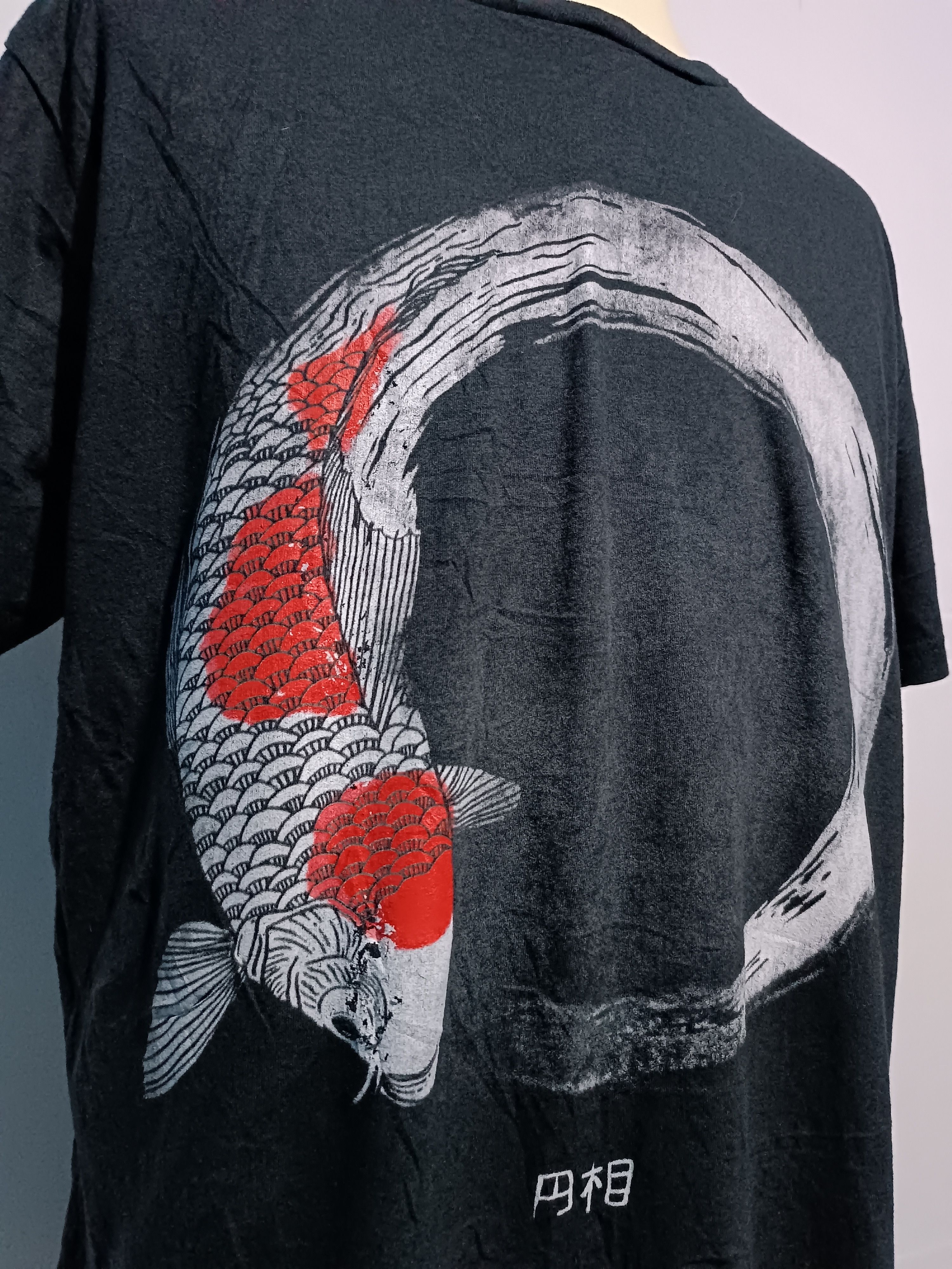 Other Art Koi Fish Sukajan T-shirt Size US XXL / EU 58 / 5 - 3 Thumbnail