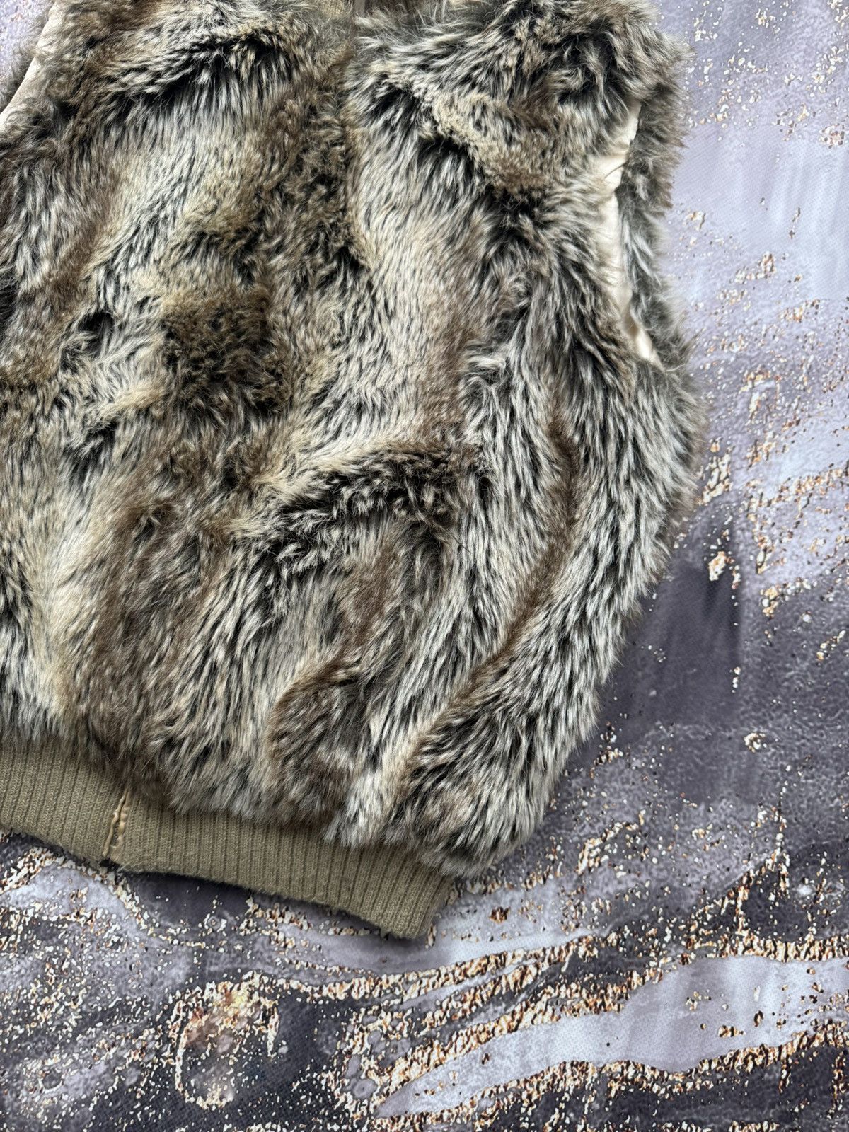 Vintage Vintage Faux Fur Zipped Vest Size S / US 4 / IT 40 - 3 Thumbnail