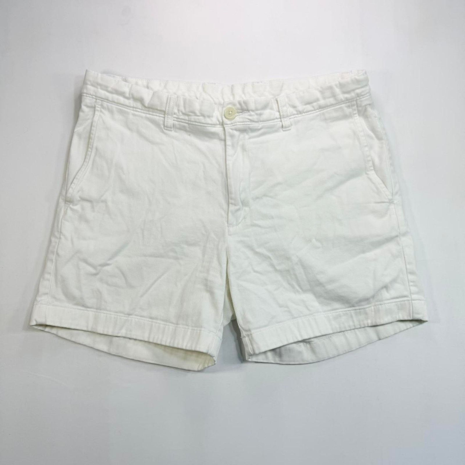 Roundtree & Yorke White Roundtree & Yorke Chino Golf Shorts 34 Size US 34 / EU 50 - 1 Thumbnail