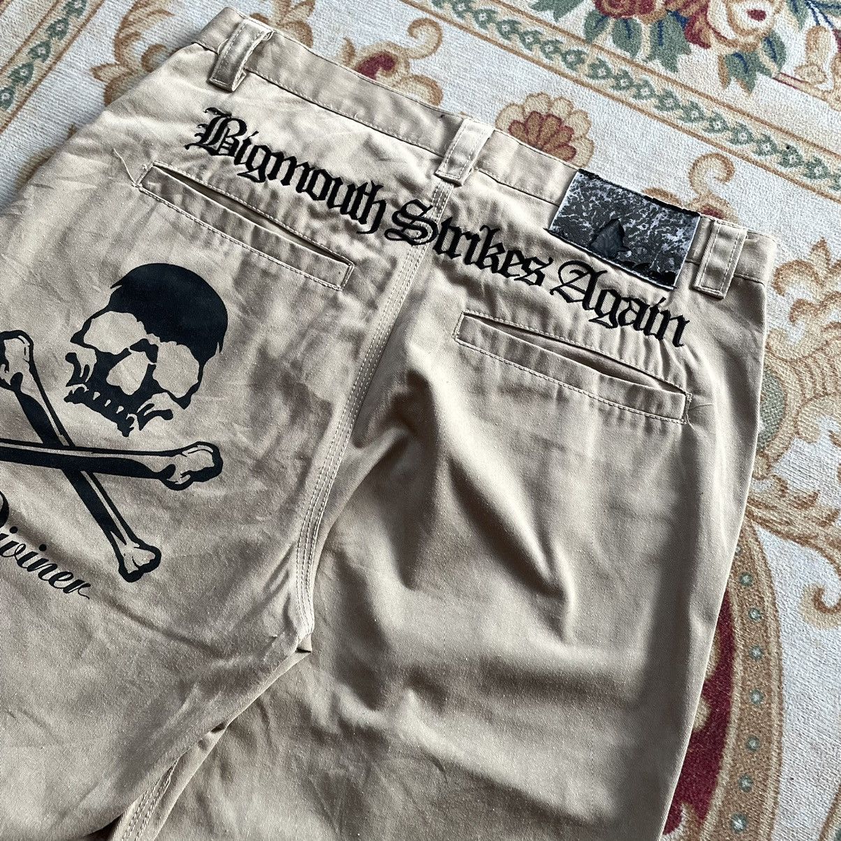 Japanese Brand DIVINER SKULL PANTS Size US 31 - 4 Thumbnail