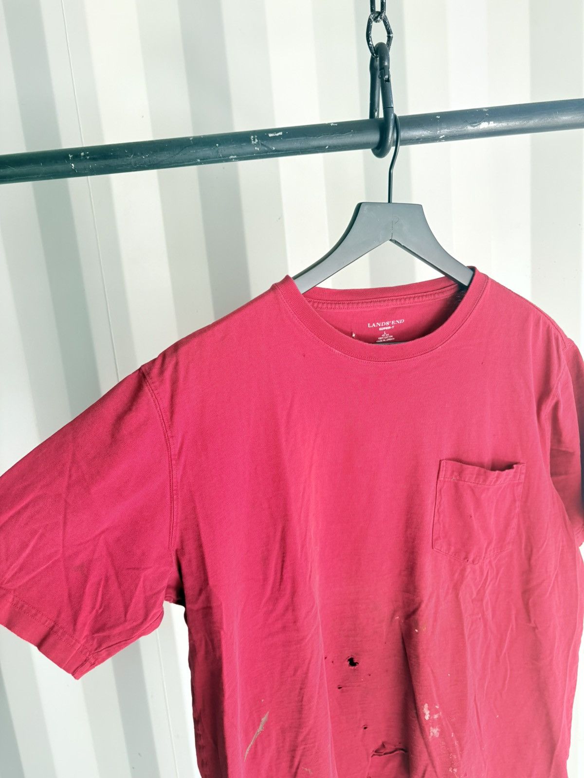 Vintage Thrashed Sun Faded Tee Shirt Distressed ERD Grunge Size US L / EU 52-54 / 3 - 2 Thumbnail