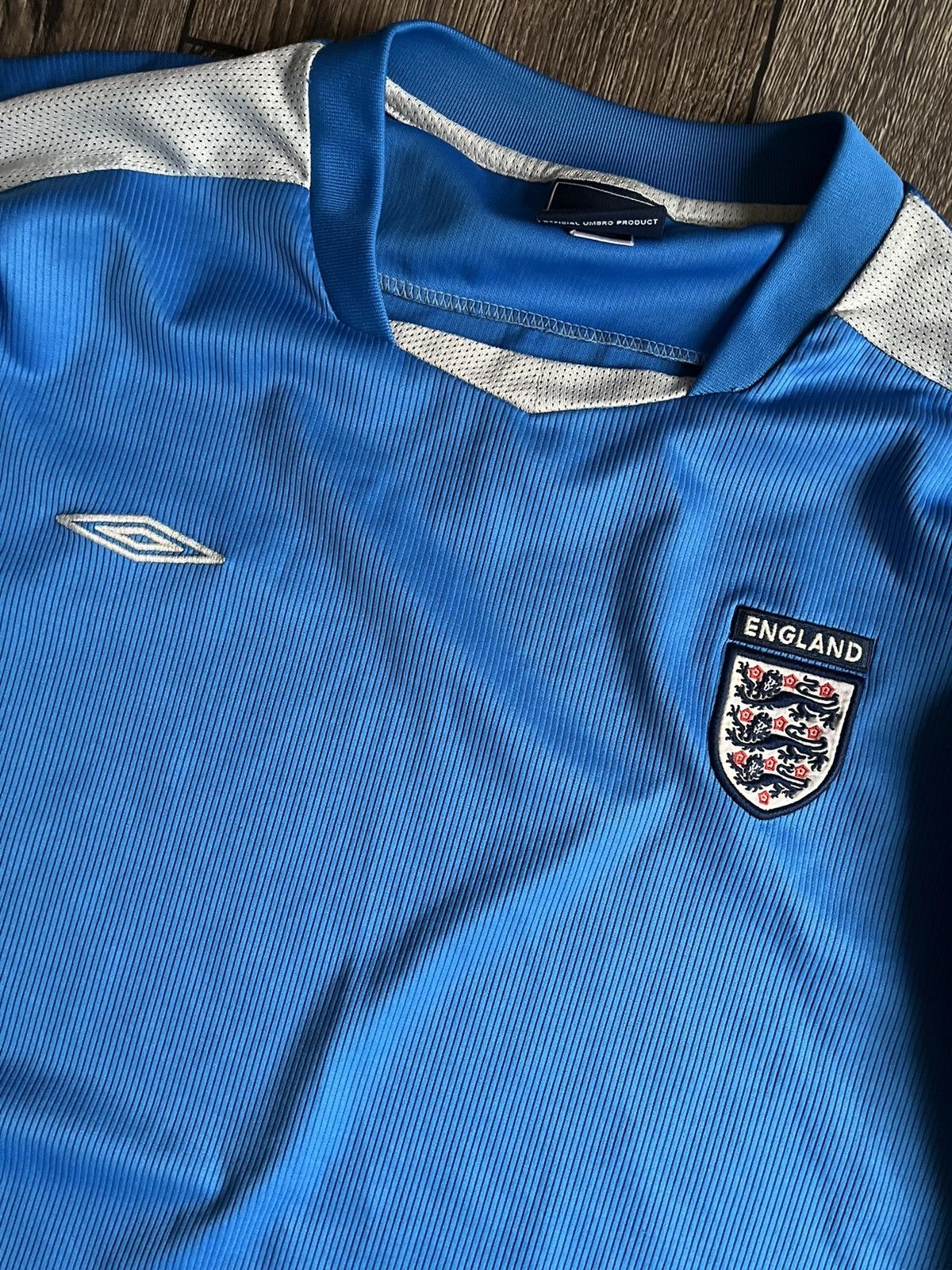 Umbro × Vintage Vintage 2000s England Training Soccer Kit Football Jersey Size US XL / EU 56 / 4 - 4 Thumbnail