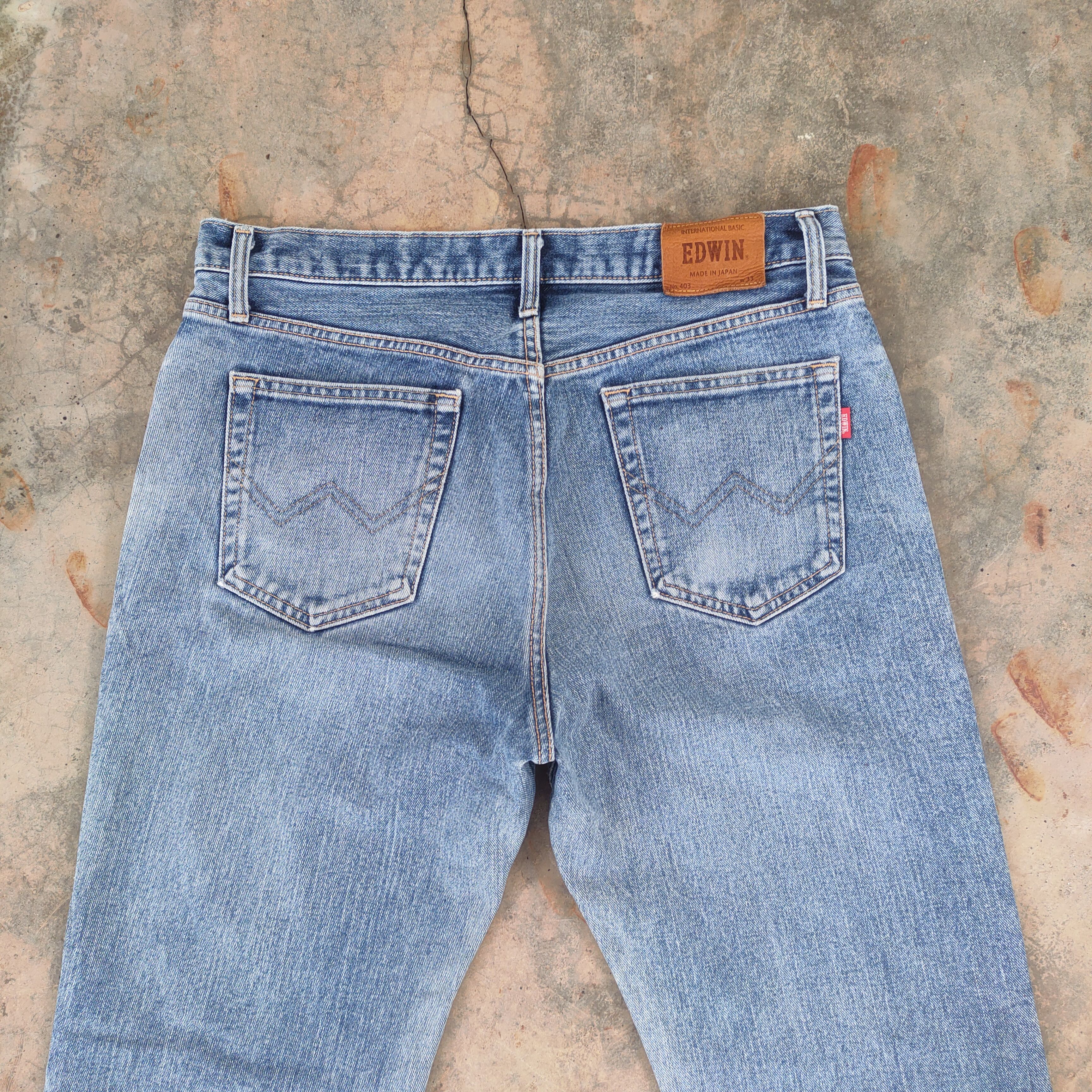 Edwin W34 VINTAGE EDWIN FADED DISTRESSED JEANS PANTS Size US 34 / EU 50 - 9 Thumbnail