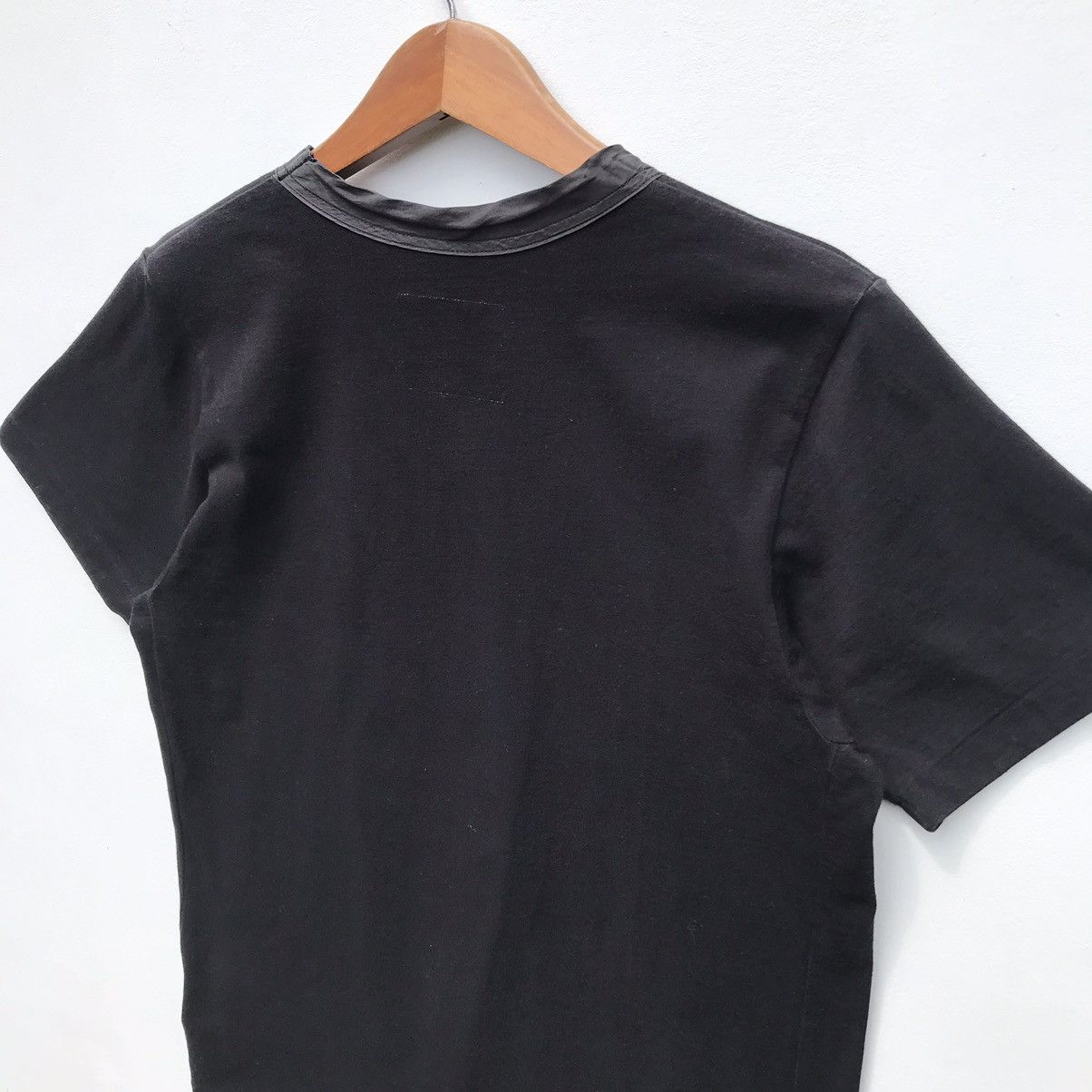 Sacai Sacai 1790 Black Vneck Pocket Tee Sacai Japanese Designer Size US M / EU 48-50 / 2 - 8 Thumbnail