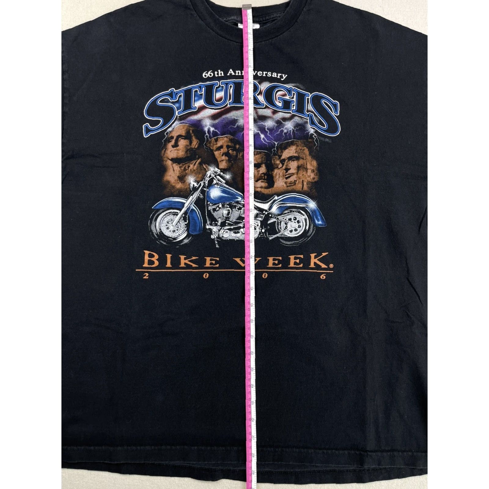 Vintage VINTAGE Sturgis T-Shirt Shirt 2XL Black Unisex Adults Crew Neck Harley 66th Anniversary 2006 Bike Week Size US XXL / EU 58 / 5 - 8 Thumbnail