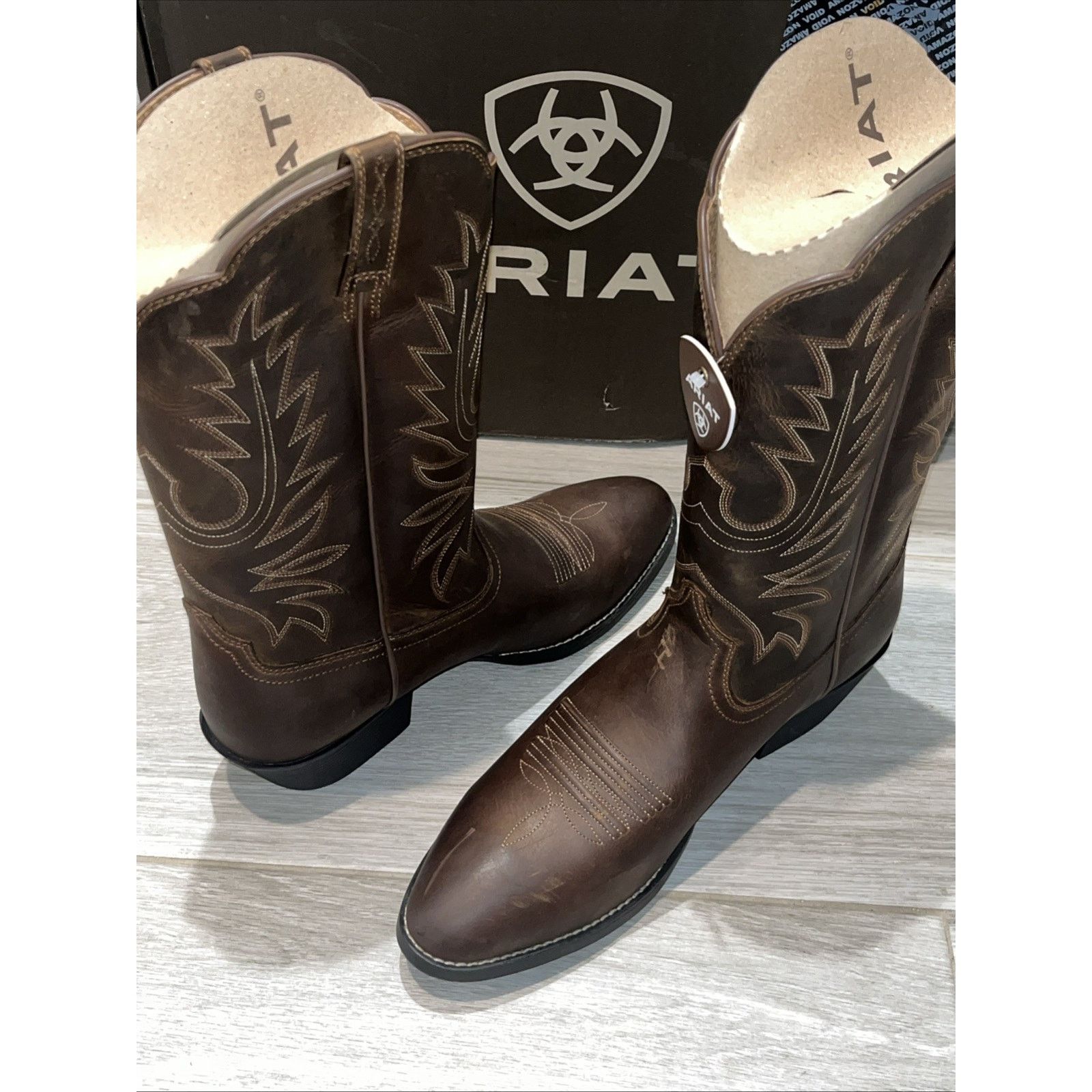 Ariat Ariat® Ladies 11 B Heritage Western R Toe Boot Brown Size US 11 / IT 41 - 16 Thumbnail