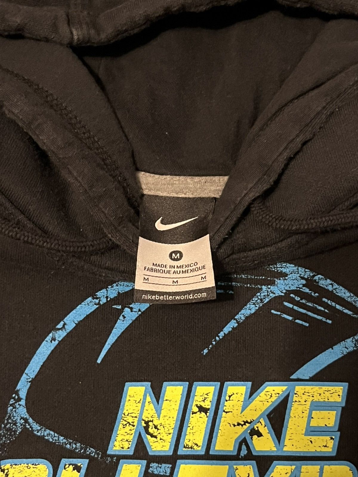 Nike Vintage Y2K Nike Volleyball Center Logo Hoodie Black Medium Size US M / EU 48-50 / 2 - 4 Thumbnail