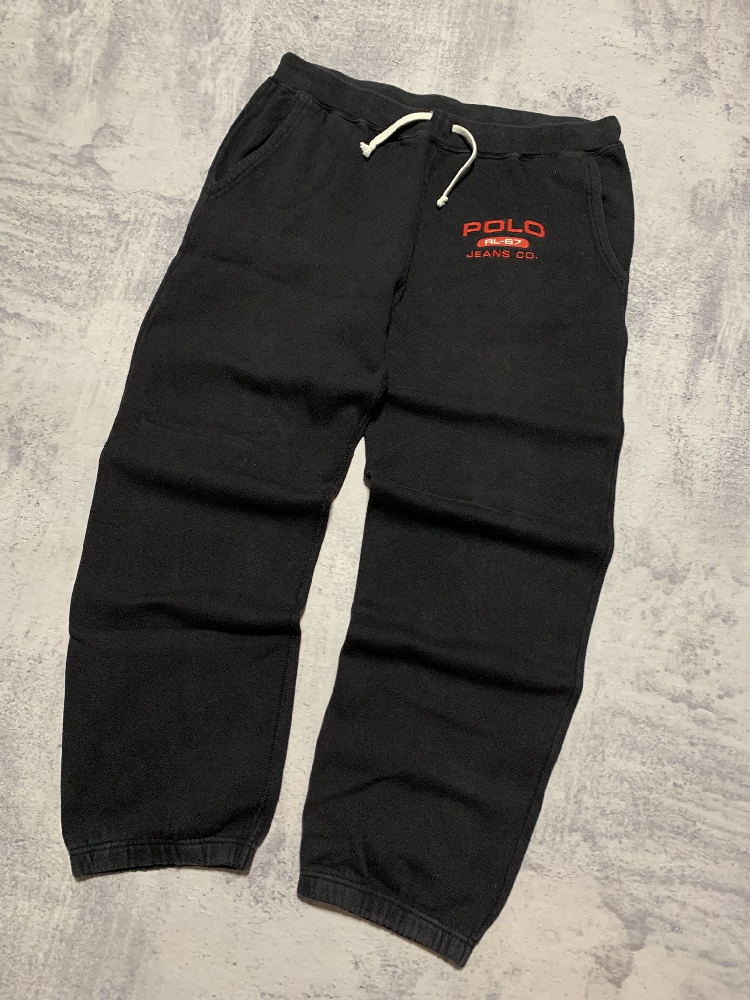 Polo Ralph Lauren Polo Ralph Lauren Jeans Co. Sweatpants Faded Black Men’s L Size US 34 / EU 50 - 4 Thumbnail