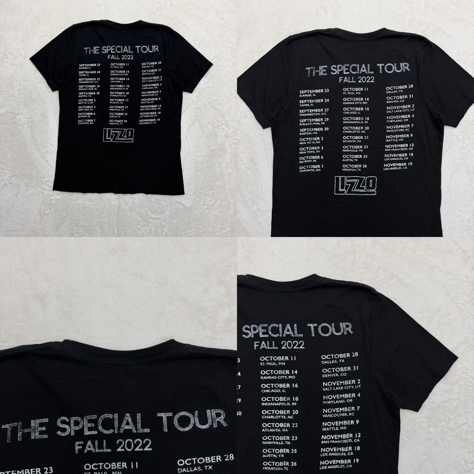 Rizzoli Lizzo The Special Tour 2022 Shirt Mens Large Black Music Graphic Concert Tee Size US L / EU 52-54 / 3 - 8 Thumbnail