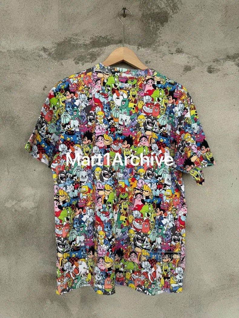 Vetements Vetements Cartoon Printed Short Sleeve Shirt. Size US M / EU 48-50 / 2 - 2 Thumbnail