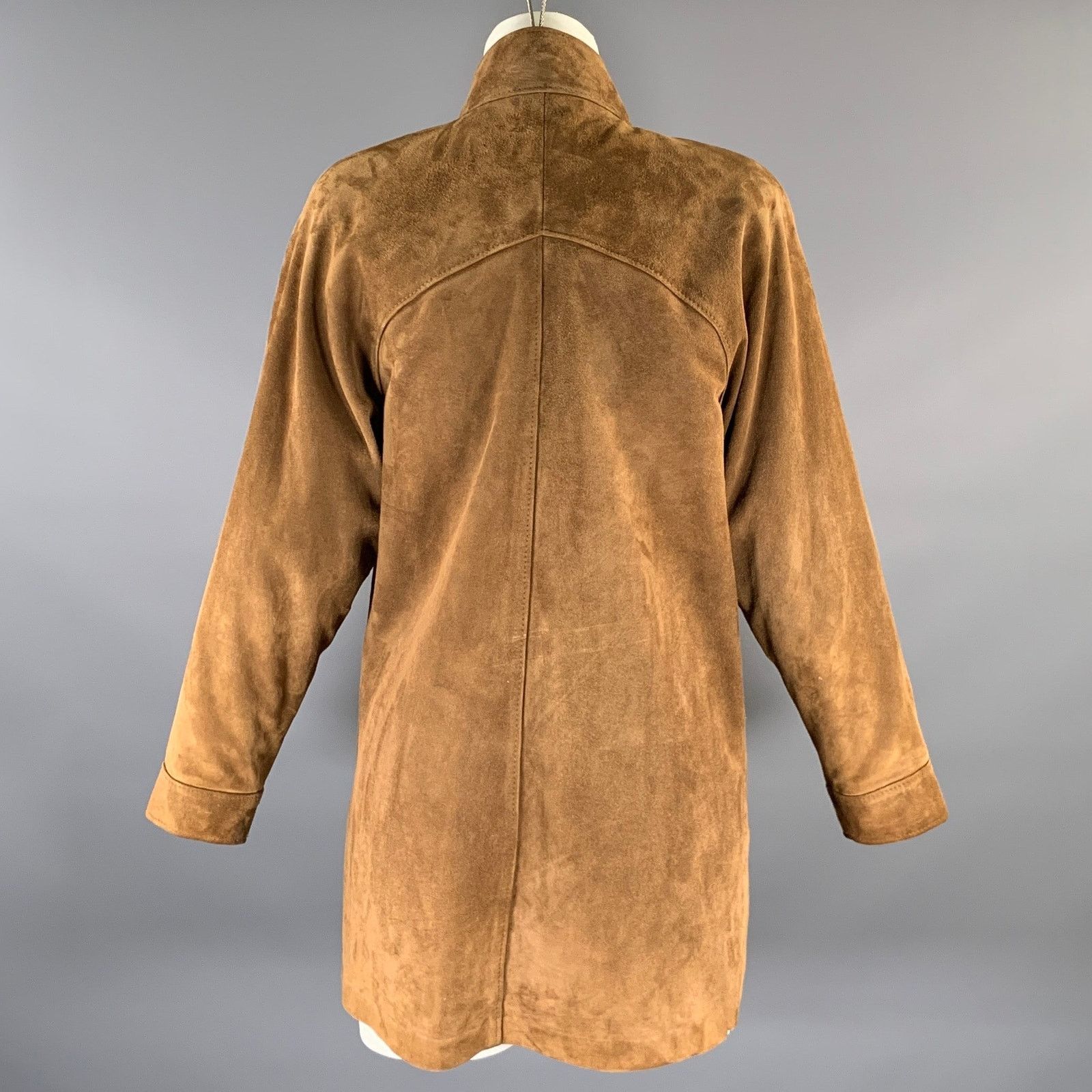 Other RITTMASTER Size XS Brown Suede Open Front Jacket Size XS / US 0-2 / IT 36-38 - 3 Thumbnail