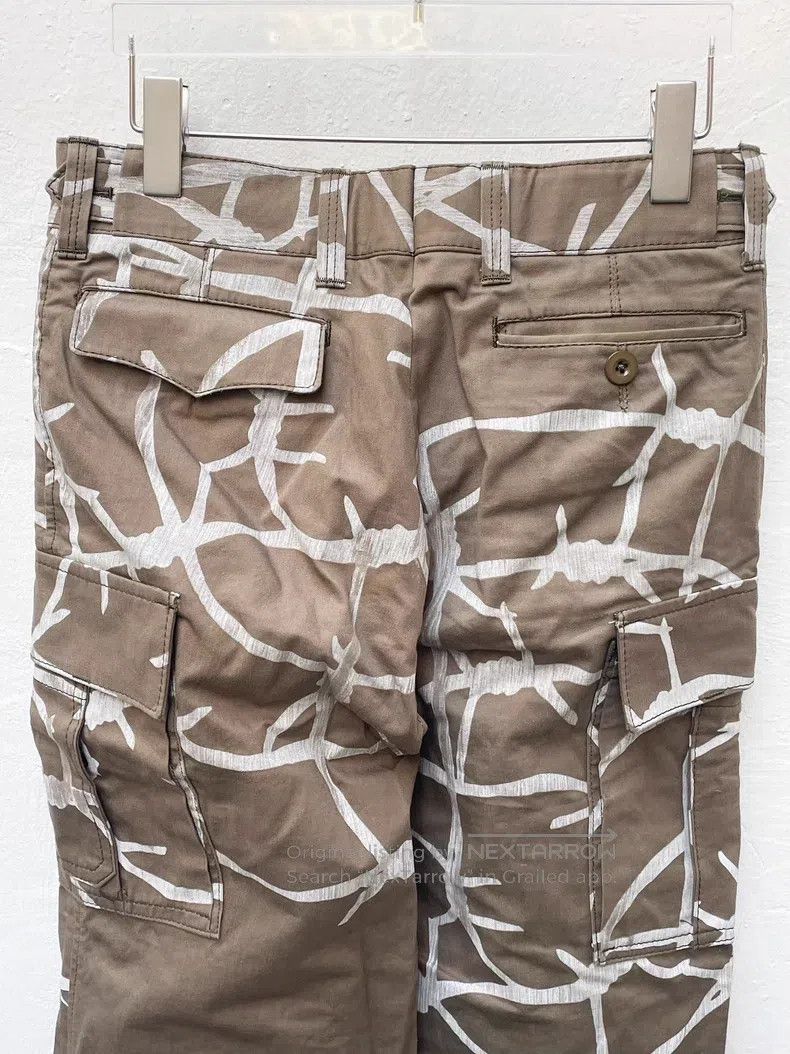 Junya Watanabe Junya Watanabe size S Anti-war iron wire print camouflage Size US 27 - 7 Thumbnail