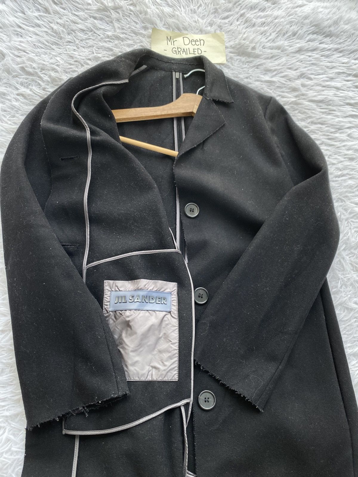 Jil Sander Rare AW 2012 JIL SANDER Wool Long Coat Size US M / EU 48-50 / 2 - 23 Thumbnail