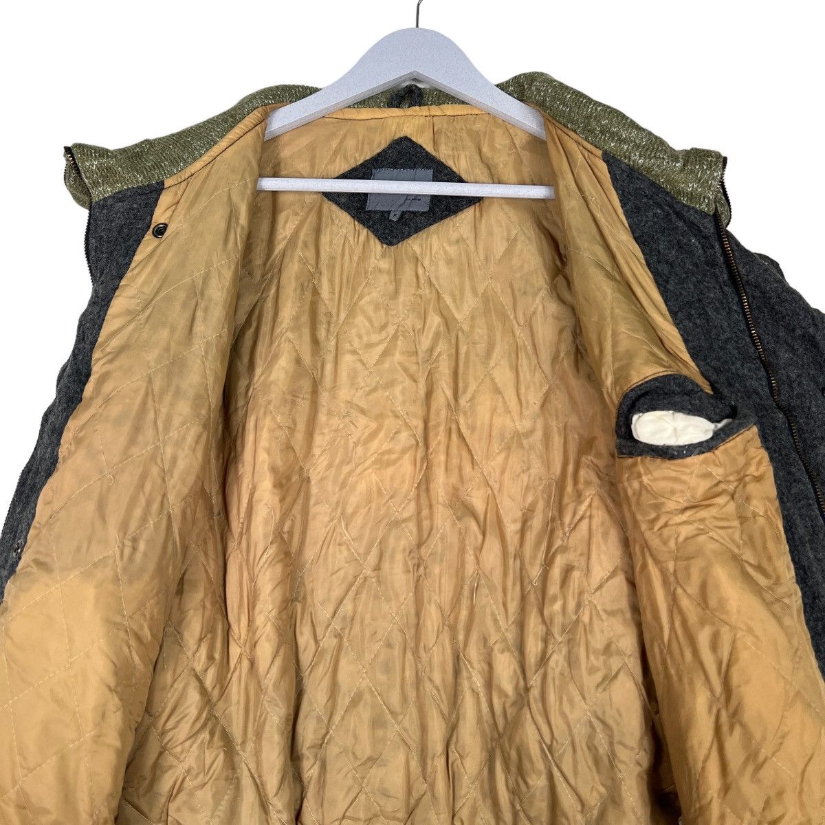 Japanese Brand 🔥 R & L INSPIRE BY ISSEY MIYAKE WOOL BOMBER JACKET Size US L / EU 52-54 / 3 - 12 Thumbnail