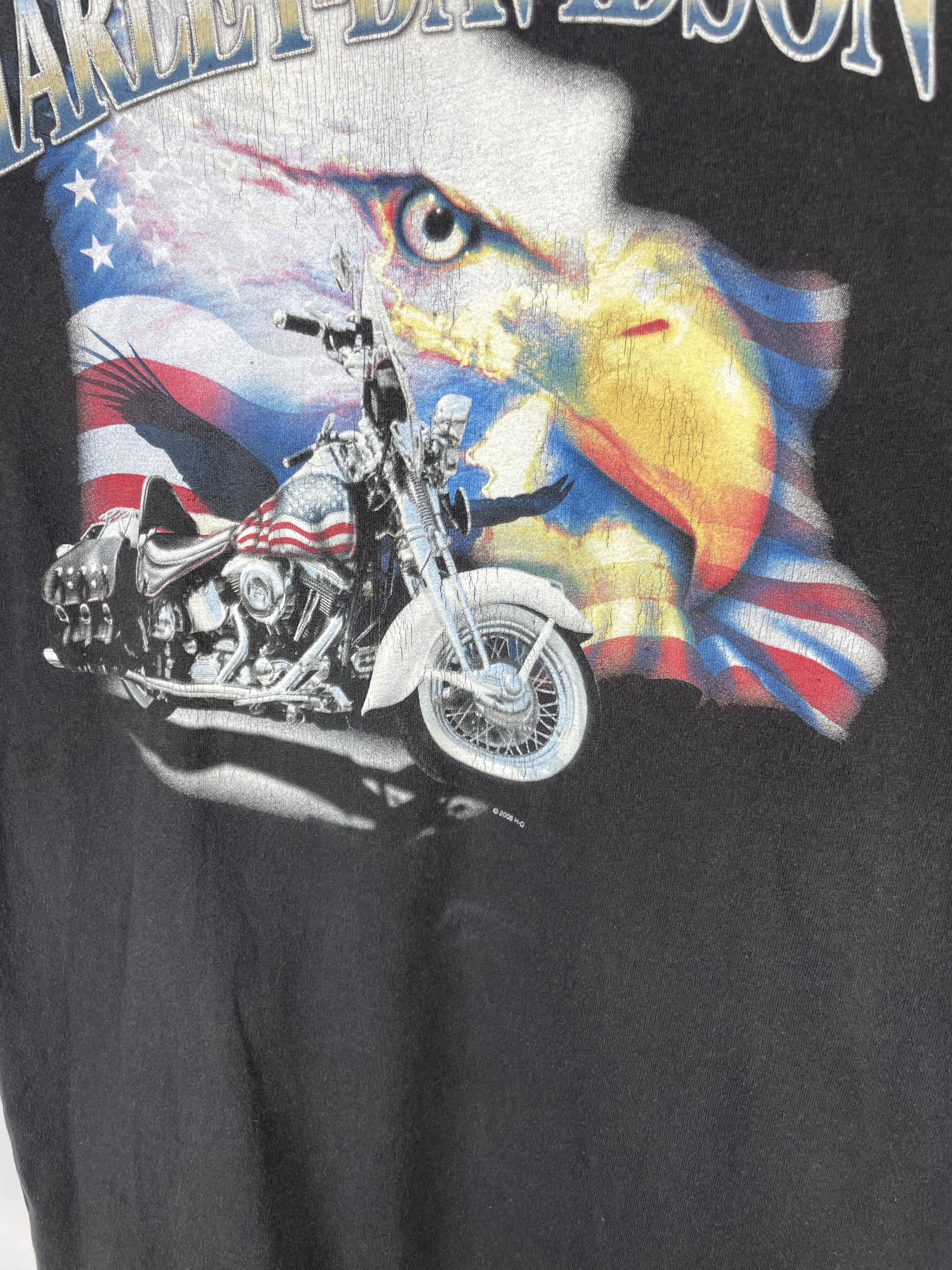 Harley Davidson Vintage HARLEY DAVIDSON Tee Graphic T-Shirt Size US XL / EU 56 / 4 - 4 Thumbnail