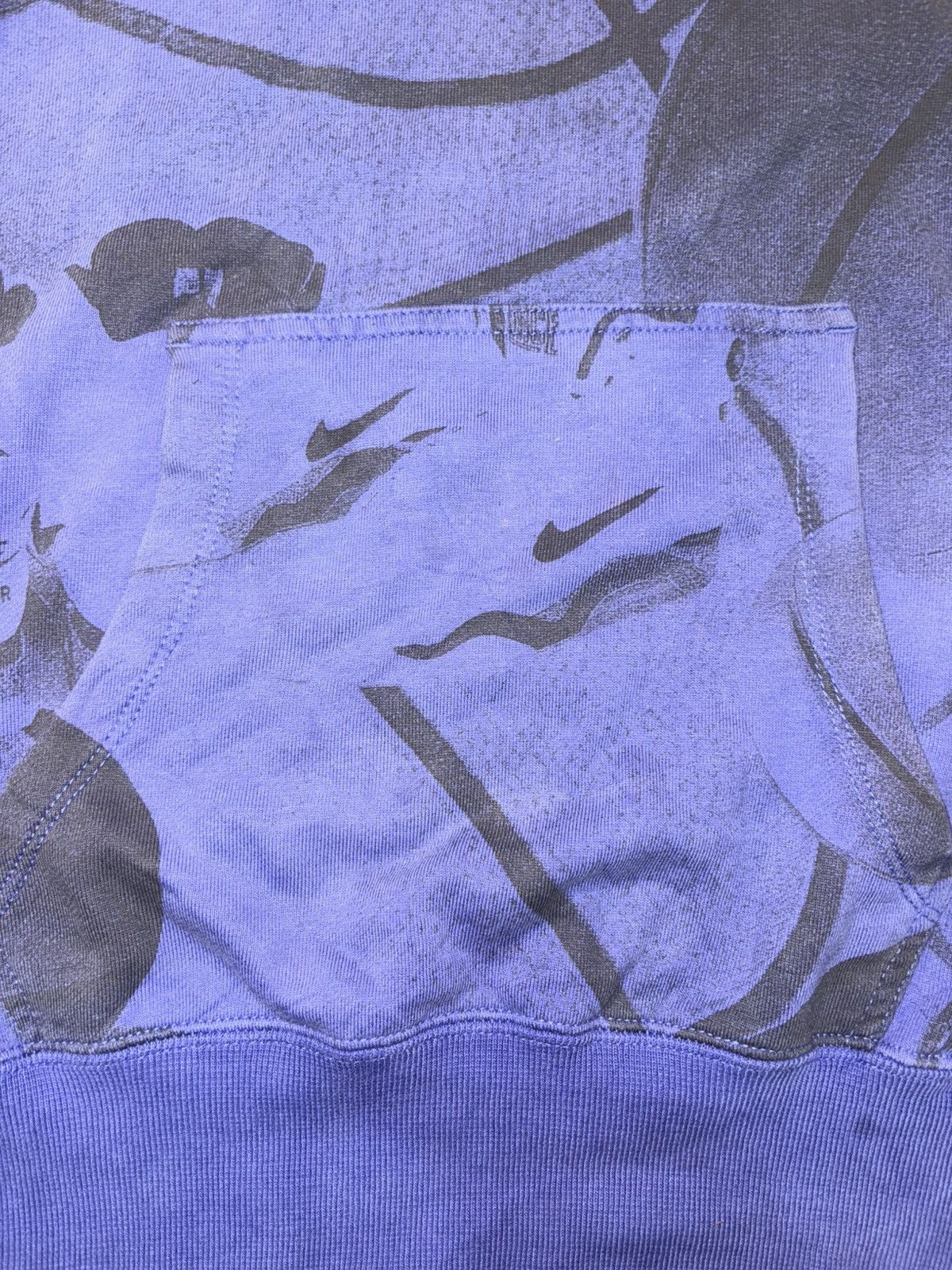 Nike VTG 2012 Nike "Air Force" (AOP) Hoodie Purple/Black Size M Size US M / EU 48-50 / 2 - 8 Thumbnail
