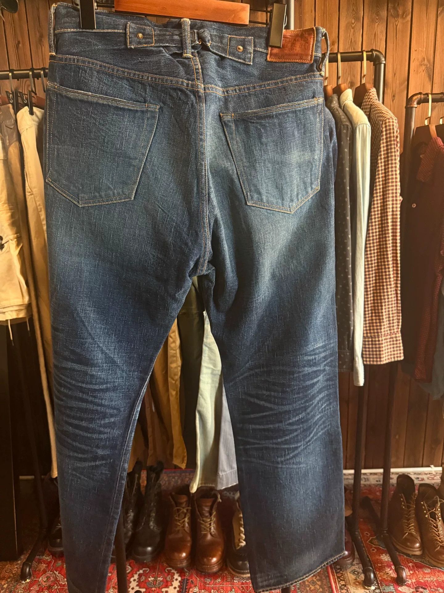 RRL Ralph Lauren RRL 32-32 Blue Jeans Size US 32 / EU 48 - 2 Thumbnail