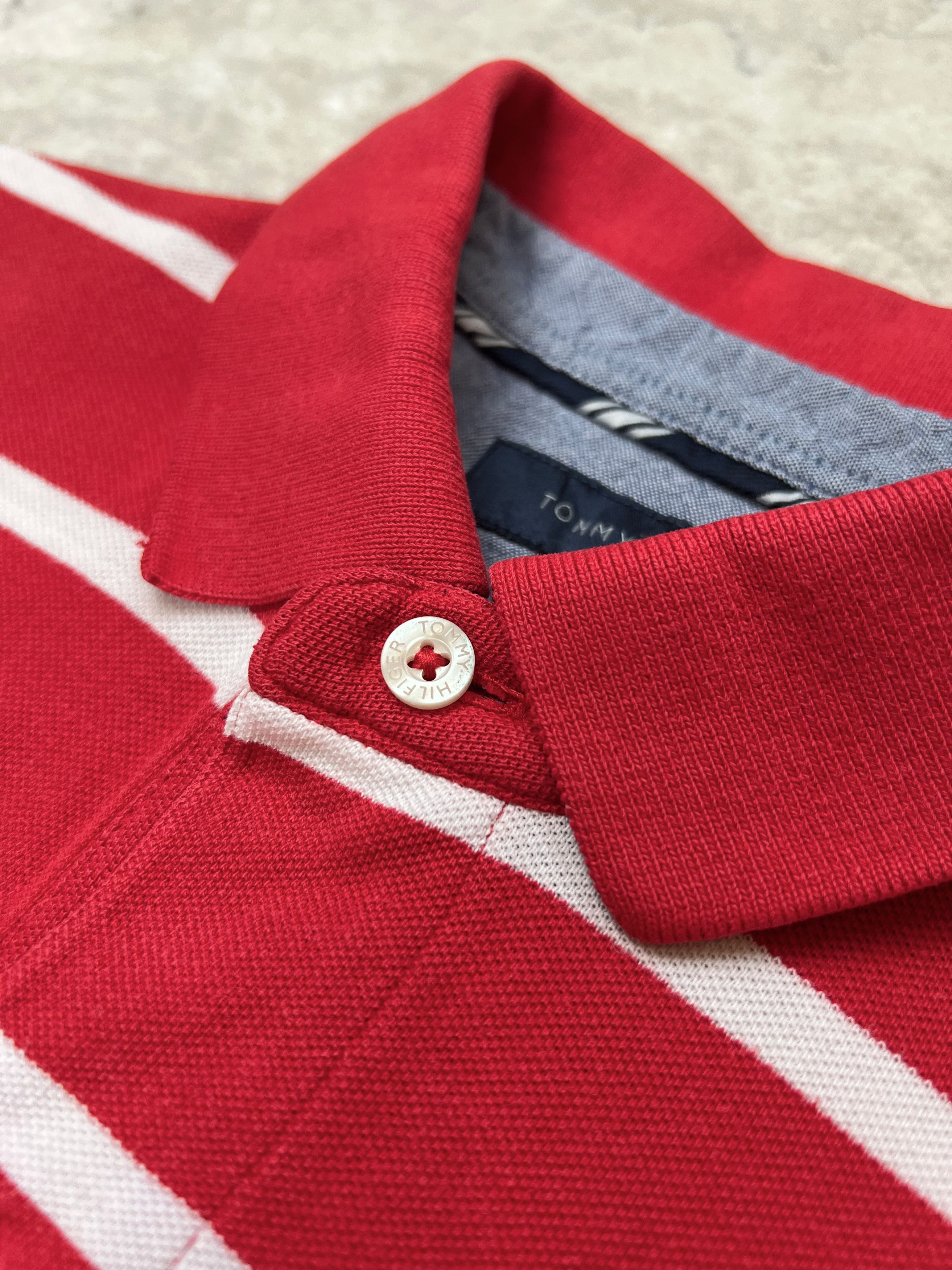 Tommy Hilfiger Tommy Hilfiger Striped Rugby Long Sleeve Polo Shirt M Size US M / EU 48-50 / 2 - 4 Thumbnail