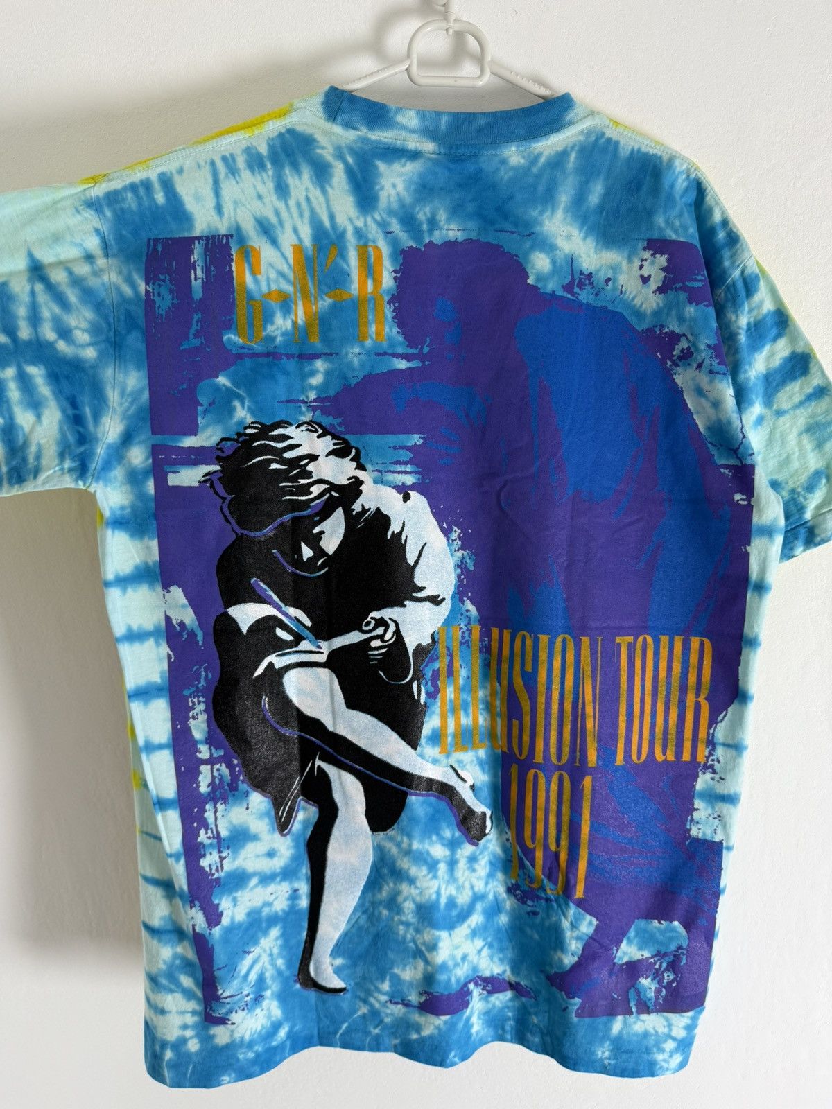 Vintage Guns n Roses 91-92 merch tie dye vintage t shirt XL Size US XL / EU 56 / 4 - 2 Thumbnail