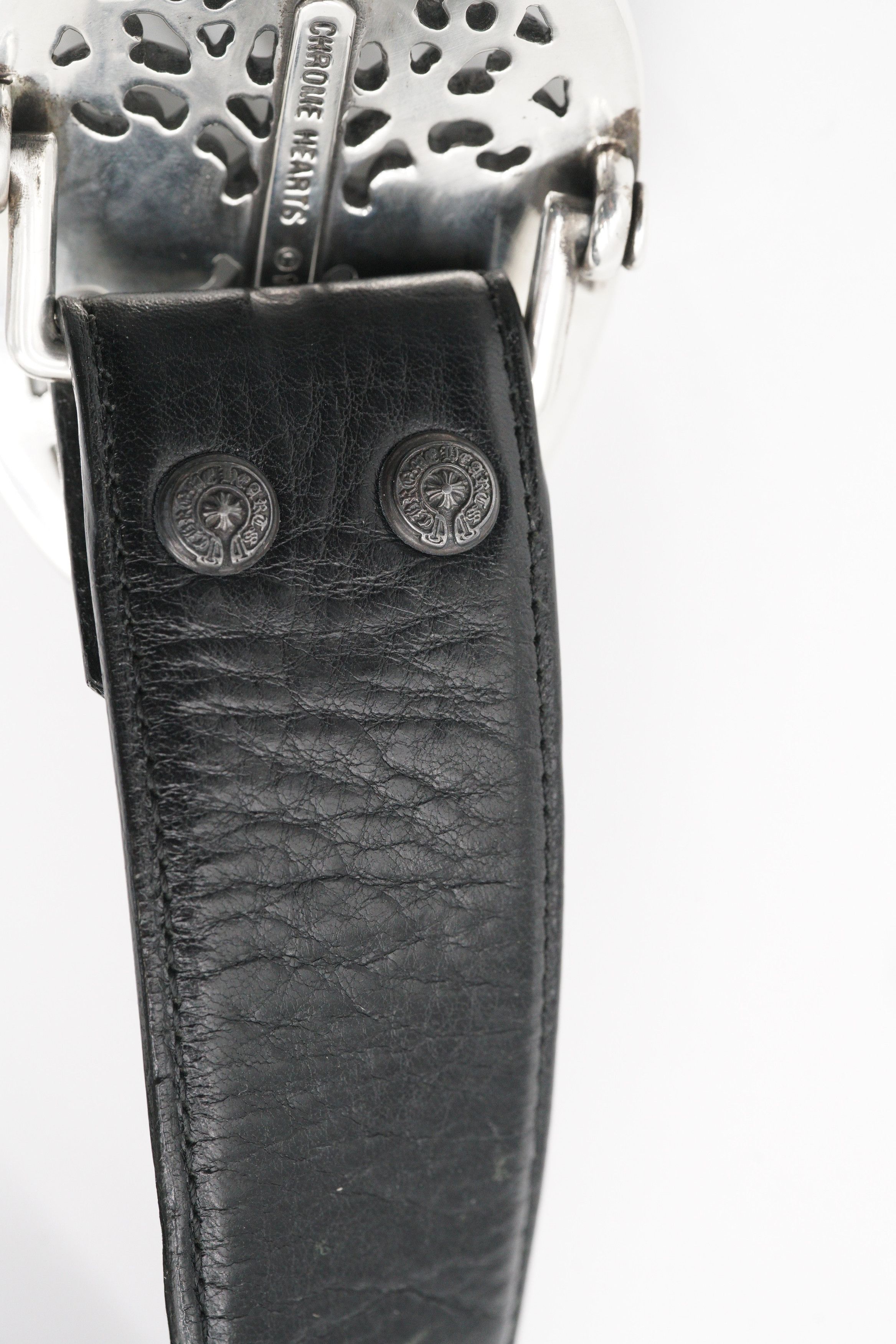 Chrome Hearts Chrome Hearts Oval Cross Belt in Silver - 34 Size 34 - 11 Thumbnail