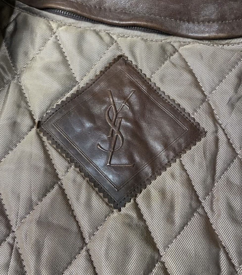 Yves Saint Laurent Yves Saint Laurent Lather Jacket Size US L / EU 52-54 / 3 - 5 Thumbnail