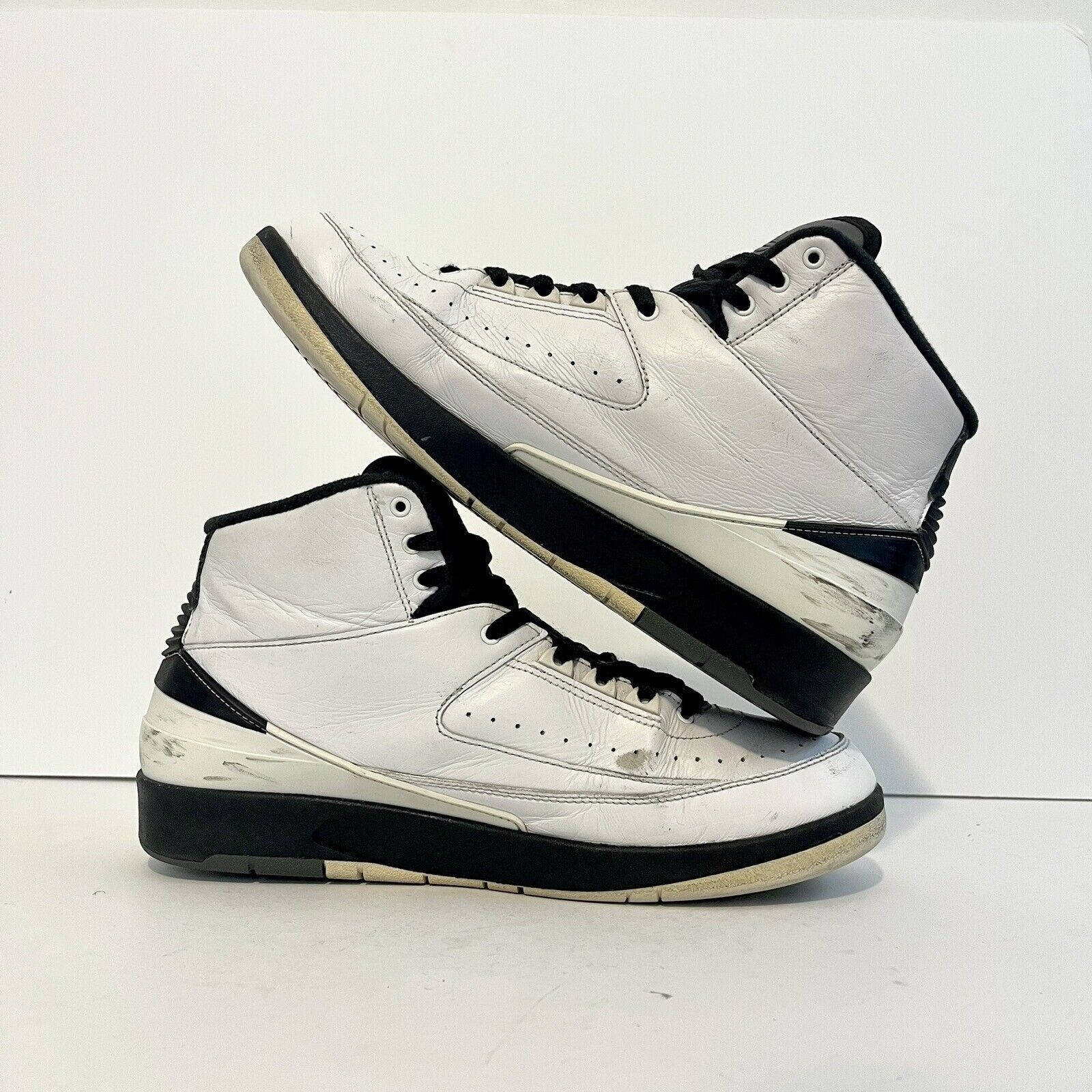 Jordan Brand 2016 Air Jordan 2 II Retro Wing It 834272-103 Wht Blk 10.5 Size US 10.5 / EU 43-44 - 6 Thumbnail