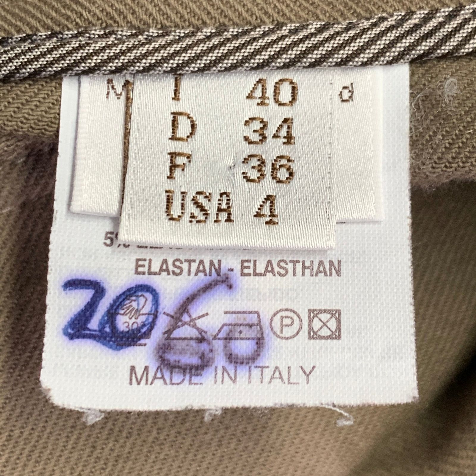 Brunello Cucinelli Size 4 Brown Cotton Blend Twill Flat Front Casual Pants Size 27" / US 4 / IT 40 - 5 Thumbnail