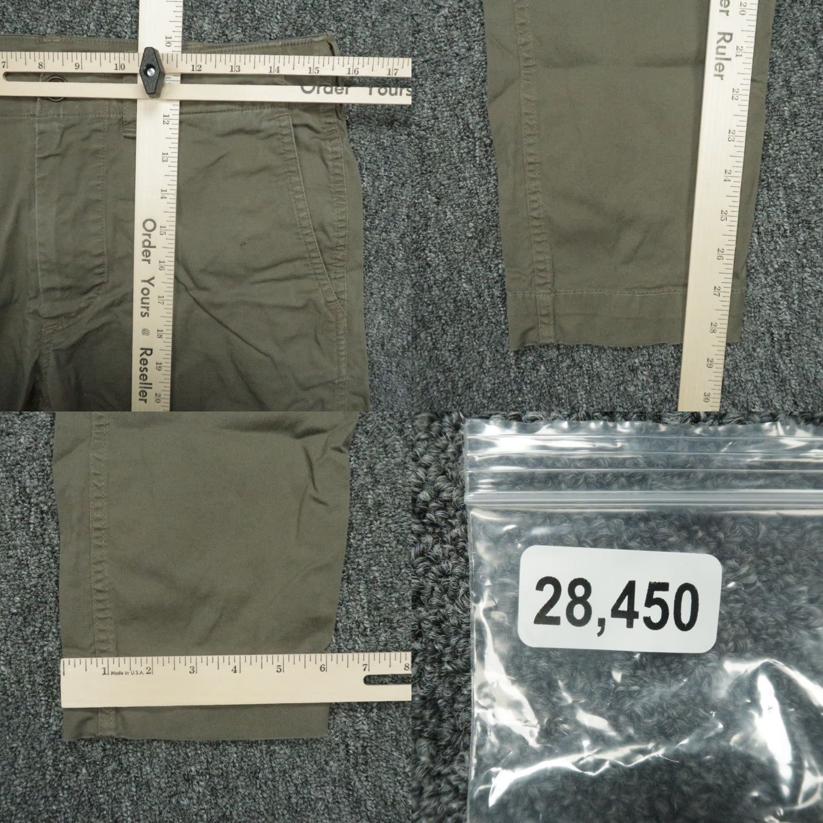 Buck Mason Buck Mason Pants Men 28x28 Green Officer Twill Chino Trouser Straight Size US 28 / EU 44 - 8 Thumbnail